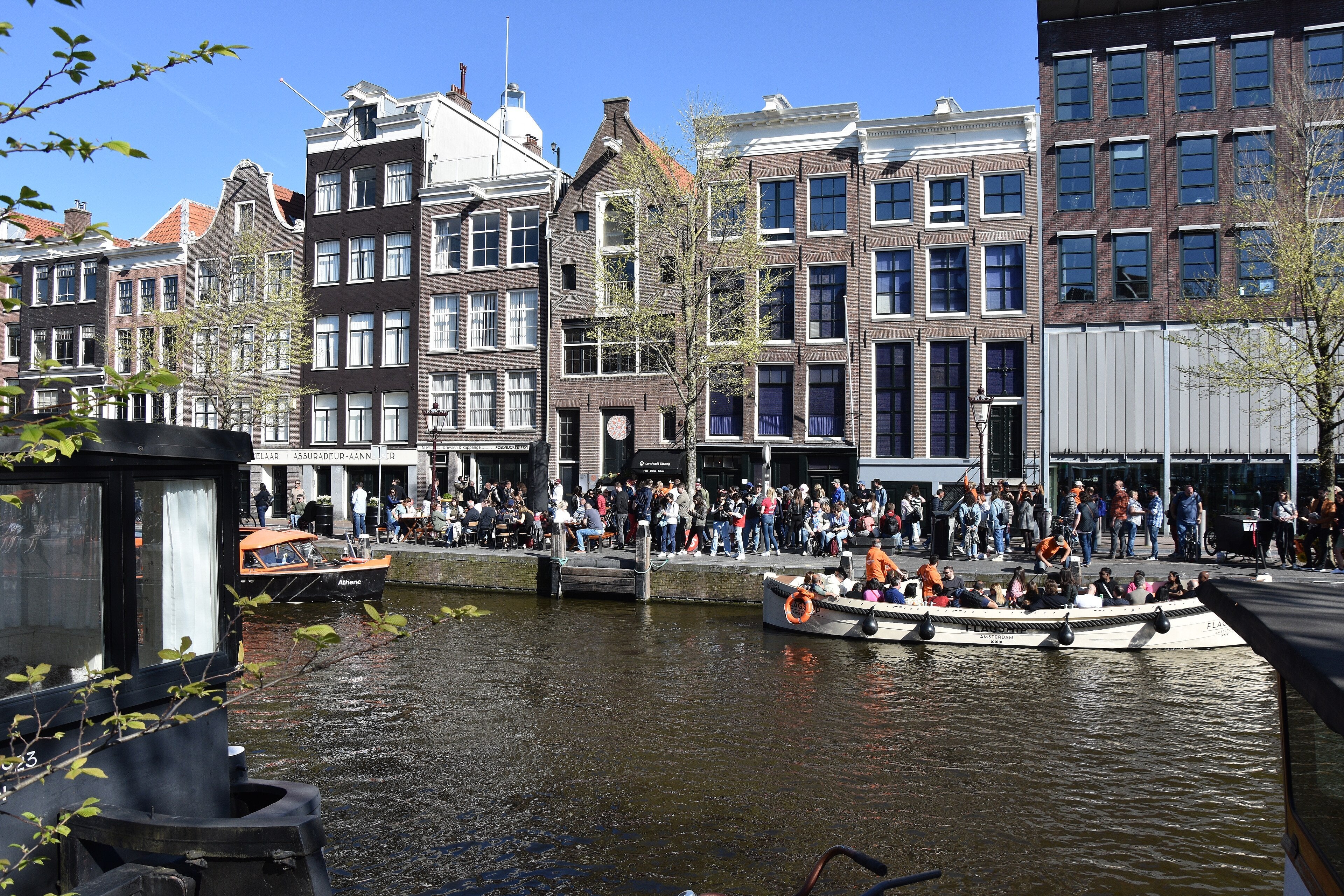 The Anne Frank House on the Prinsengracht