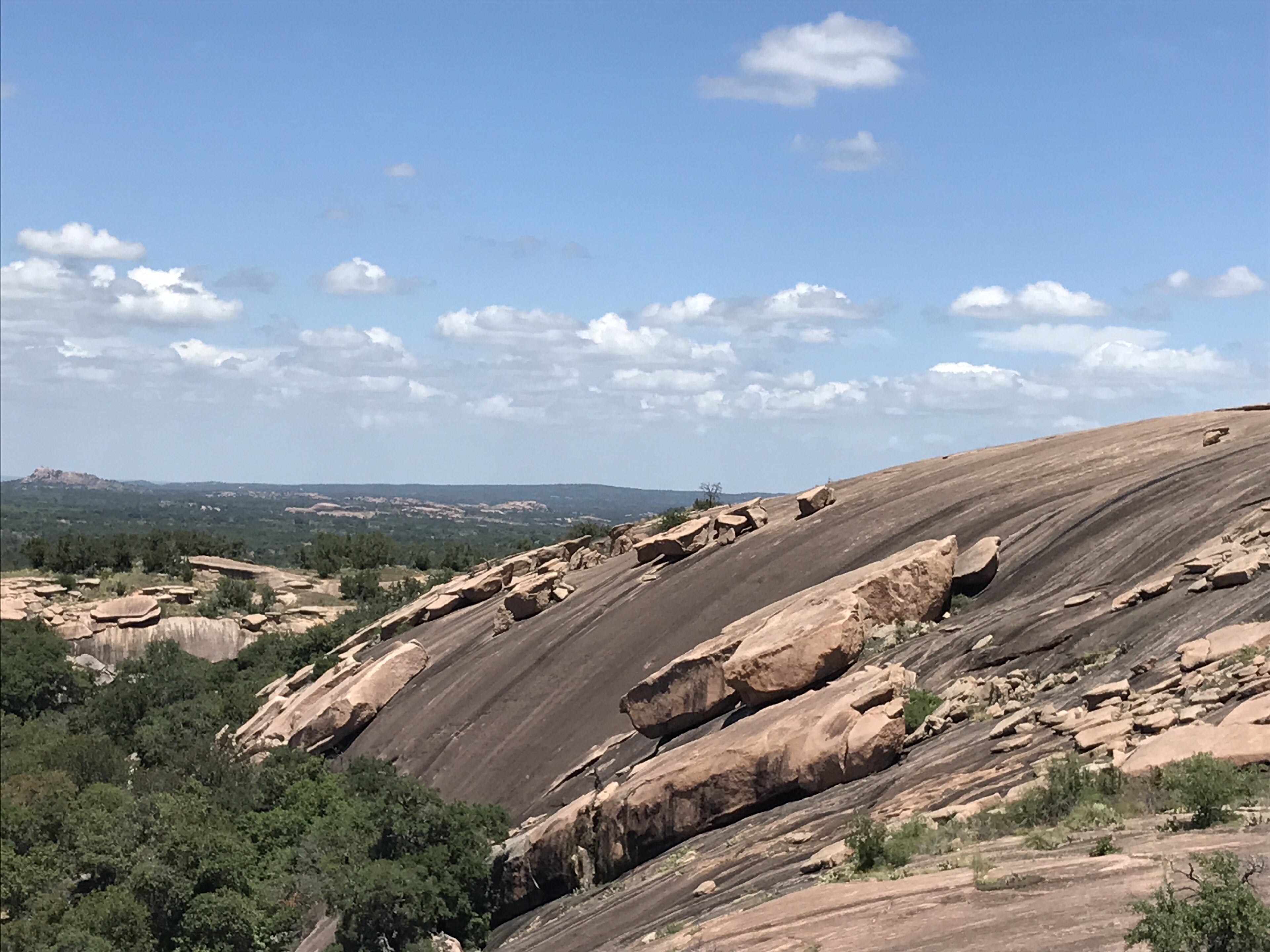 The granite dome of Enchanted Rock