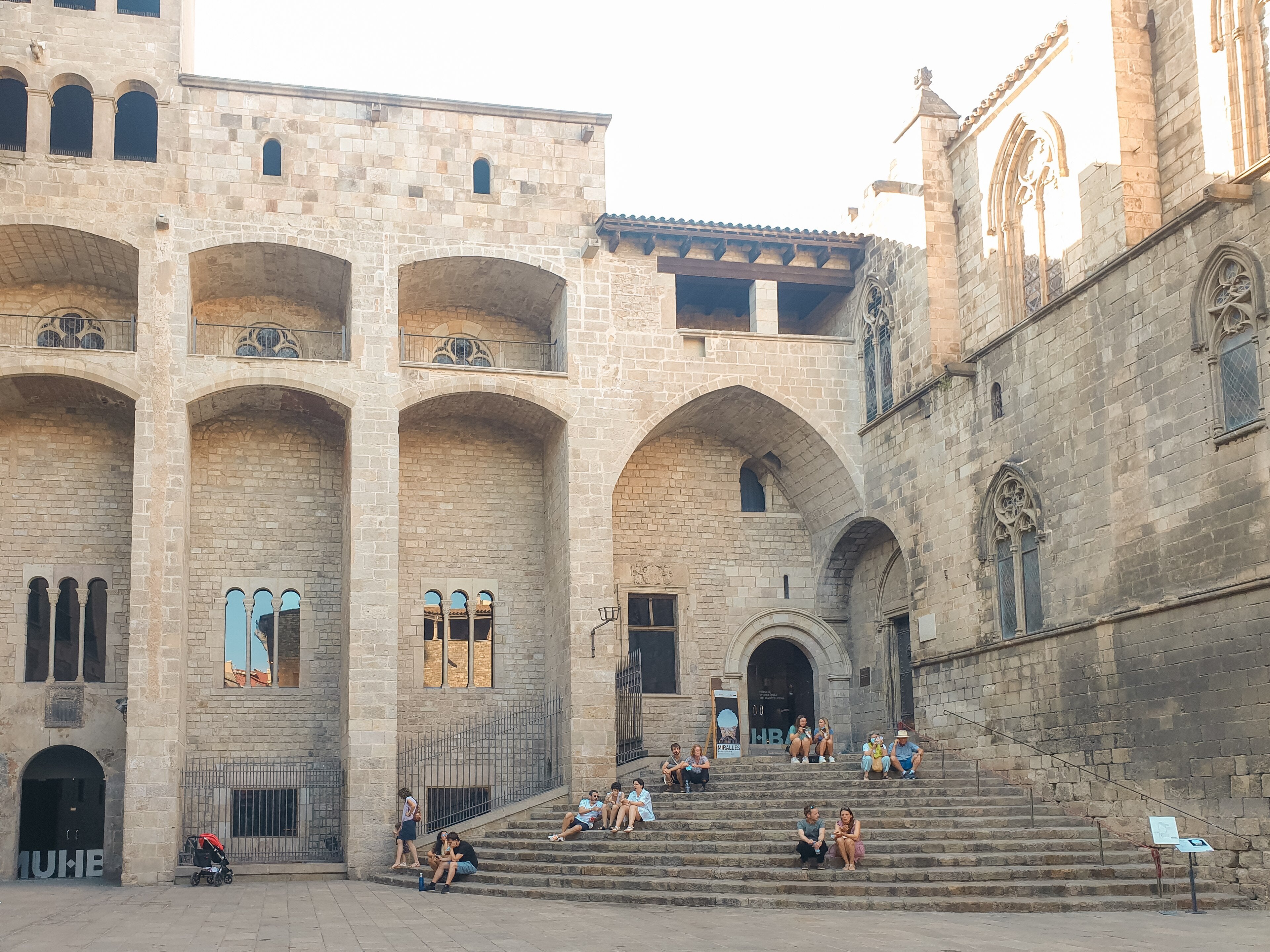 Plaça del Rei in the Gothic Quarter