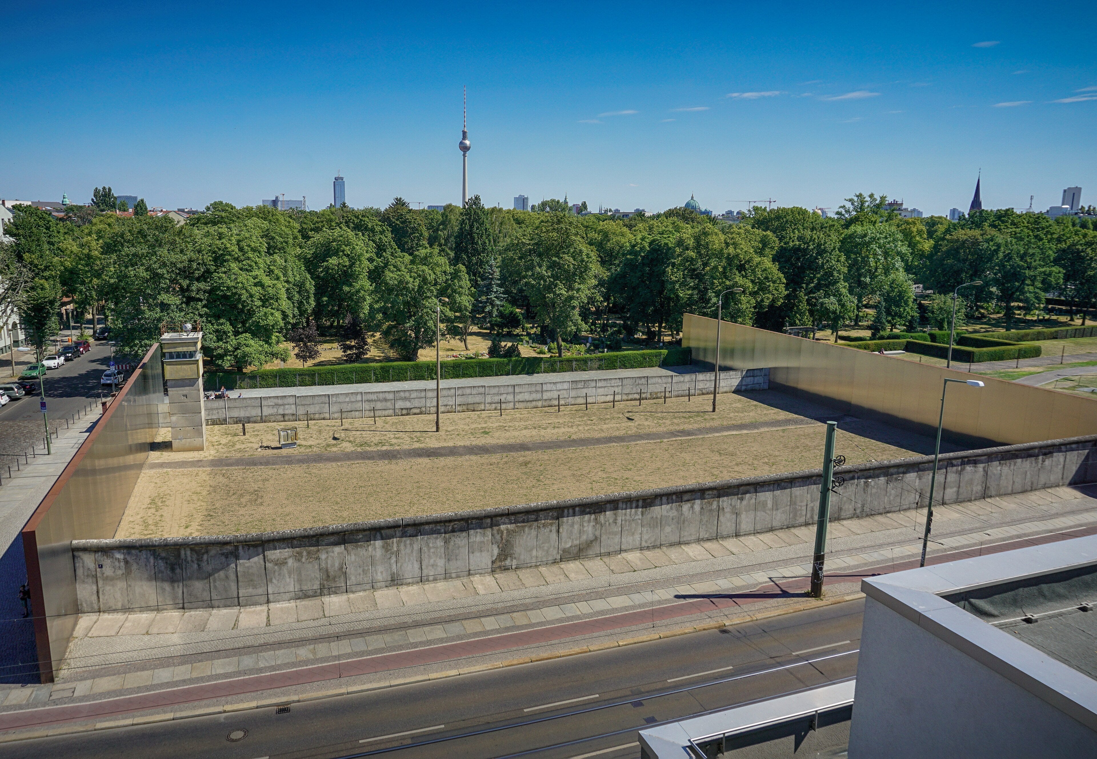Berlin Wall Memorial on Bernauer Strasse