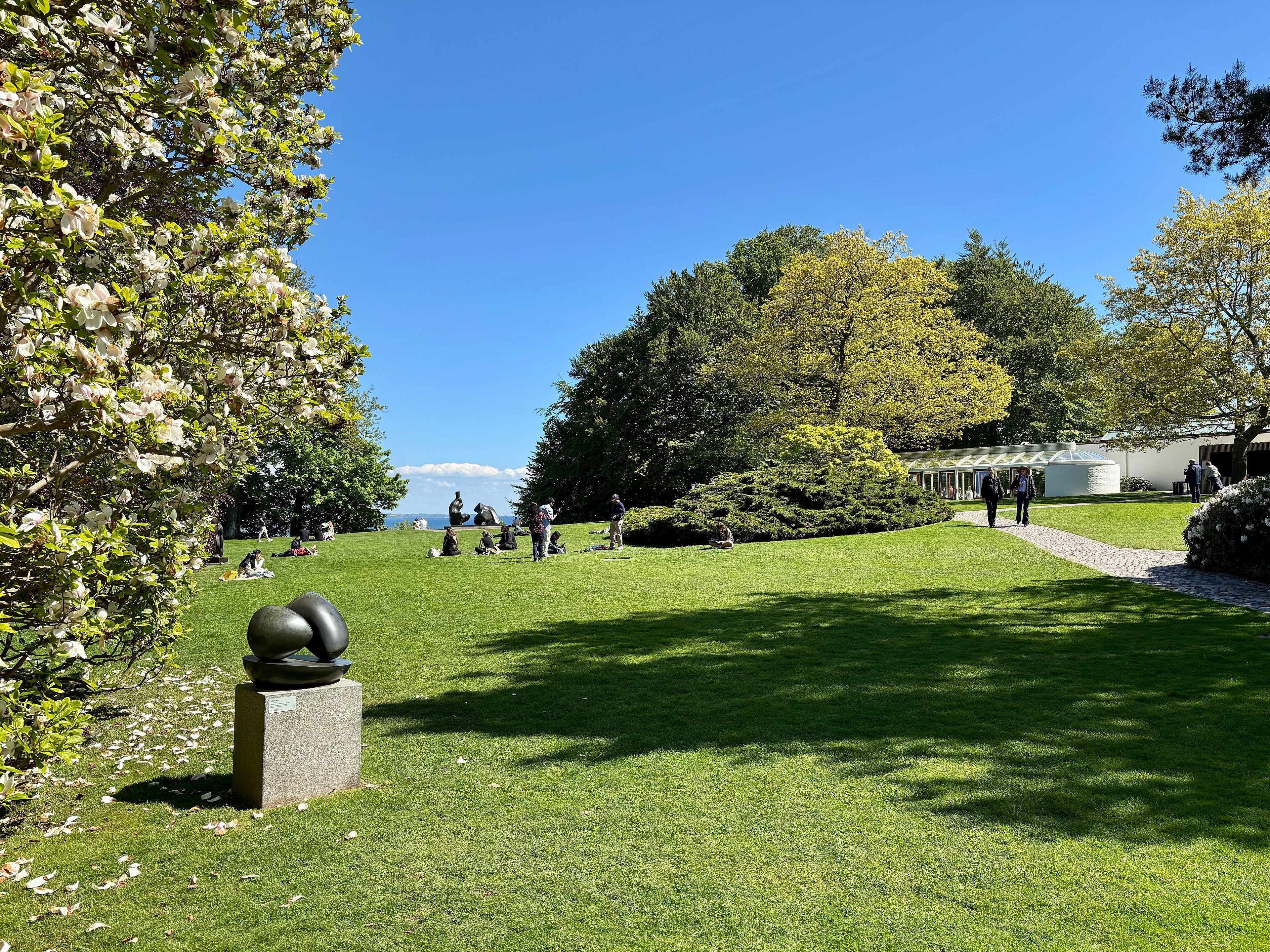 The sculpture park at Louisiana Museum of Modern Art