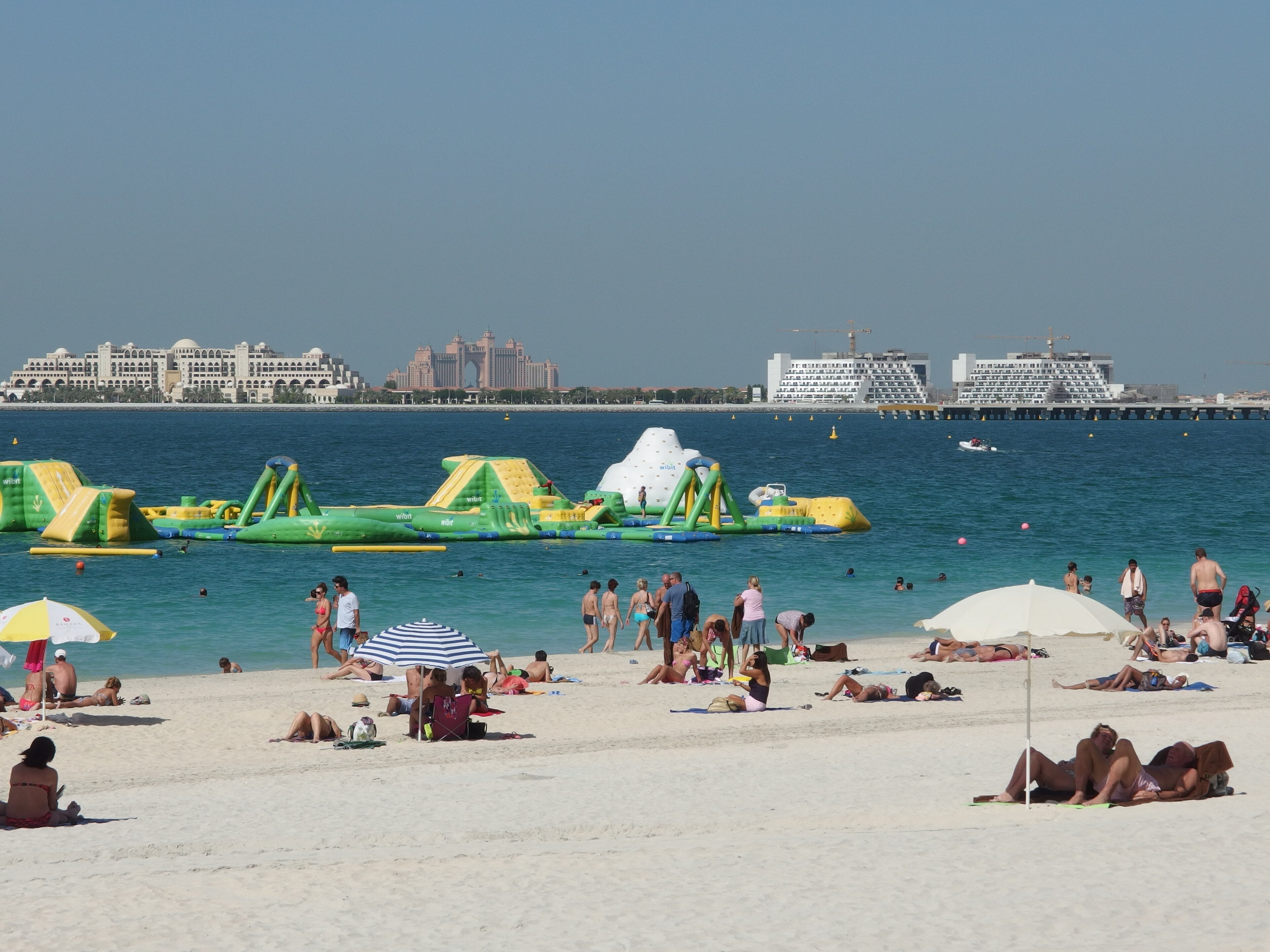 The beach at JBR
