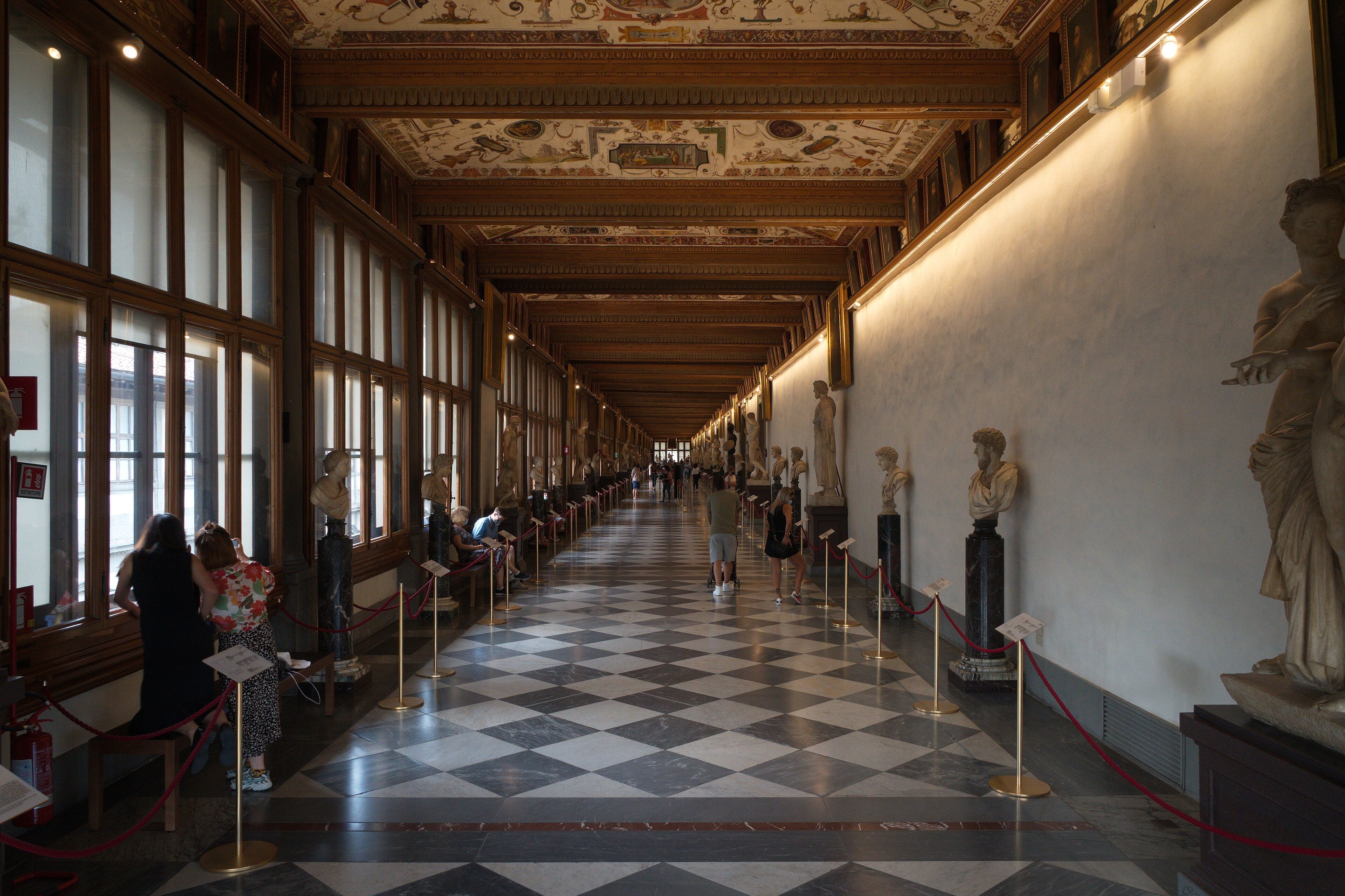 Uffizi Gallery courtyard