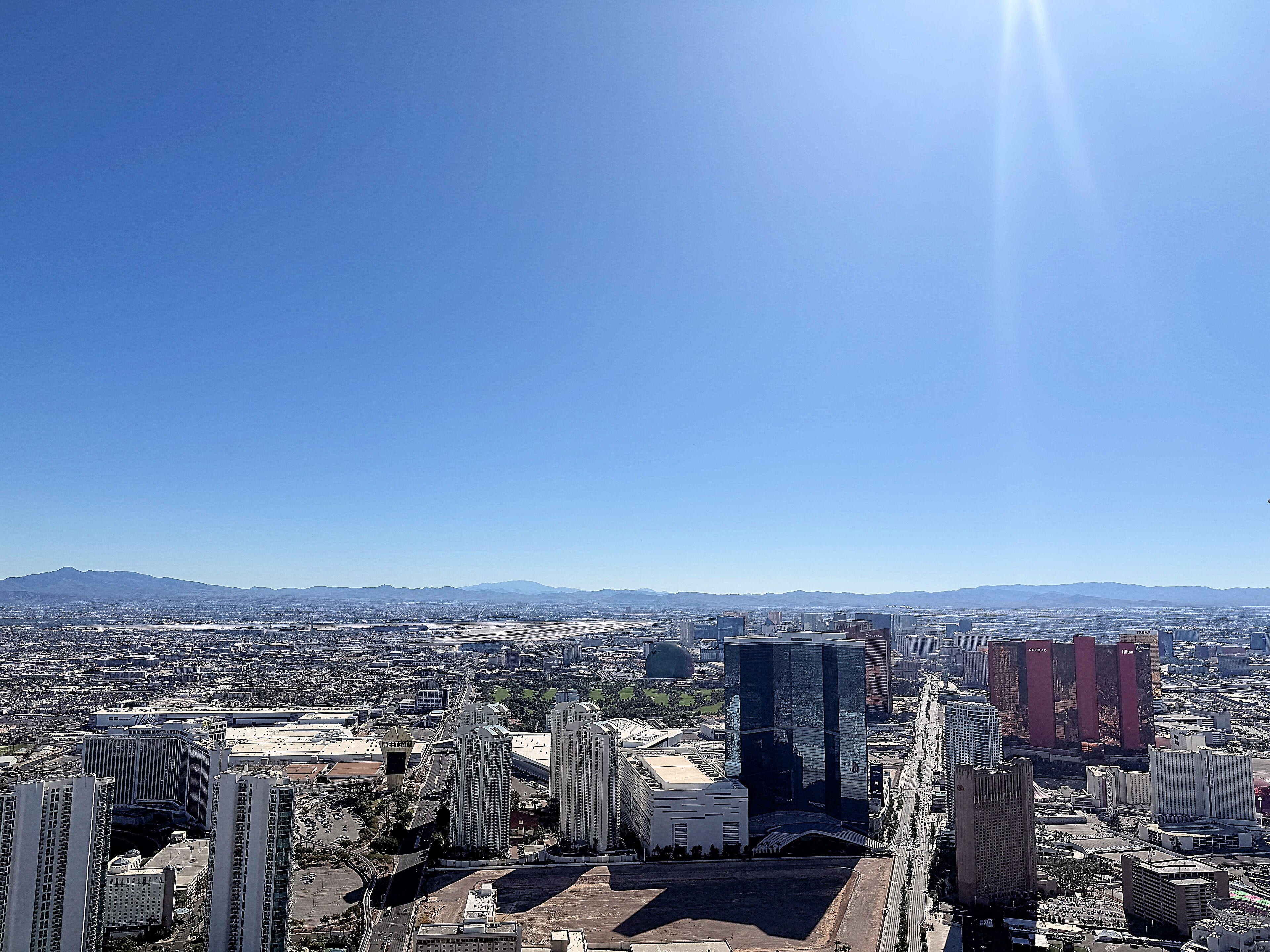 Strip skyline from the Strat observation deck
