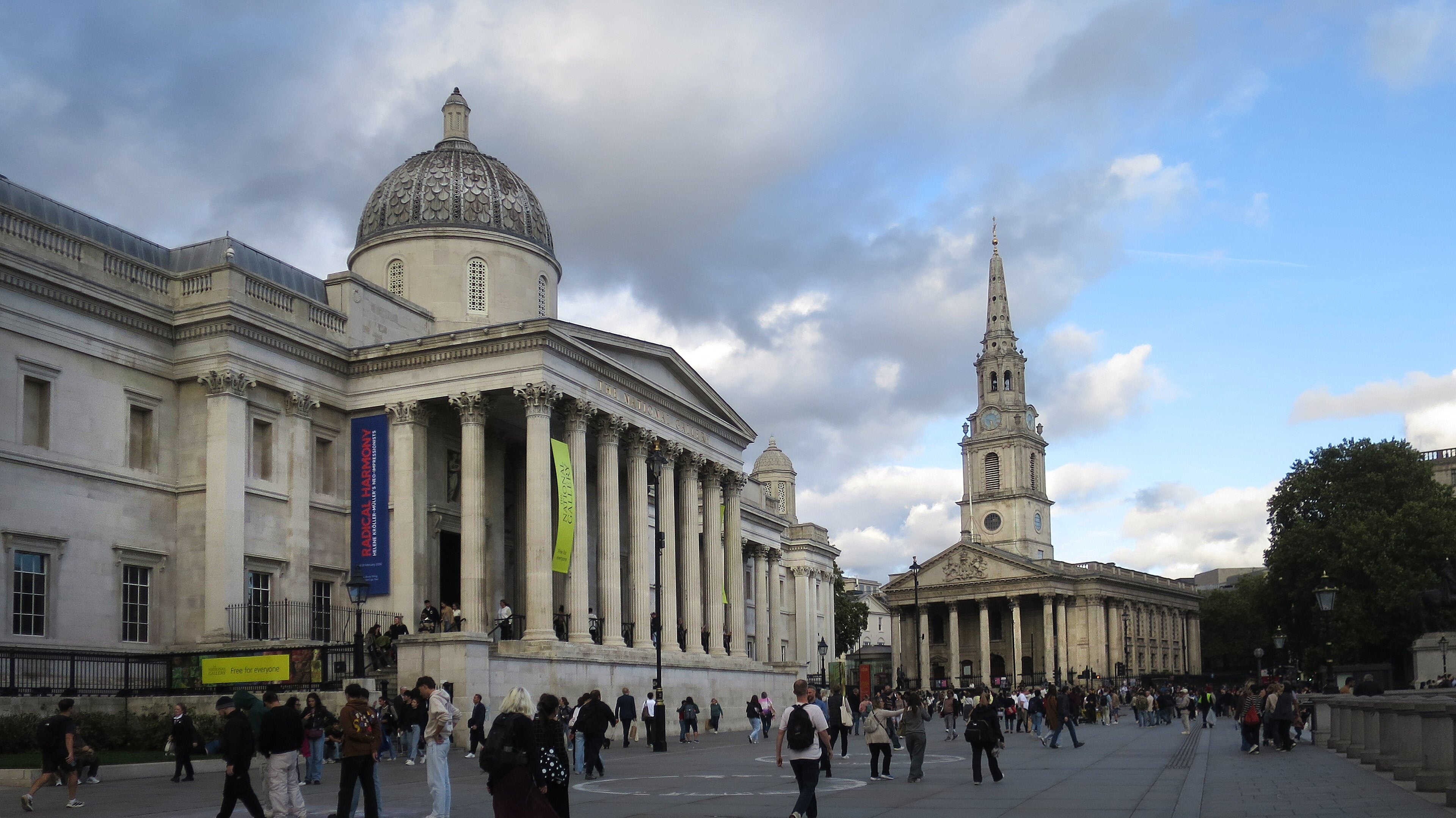 The National Gallery on Trafalgar Square