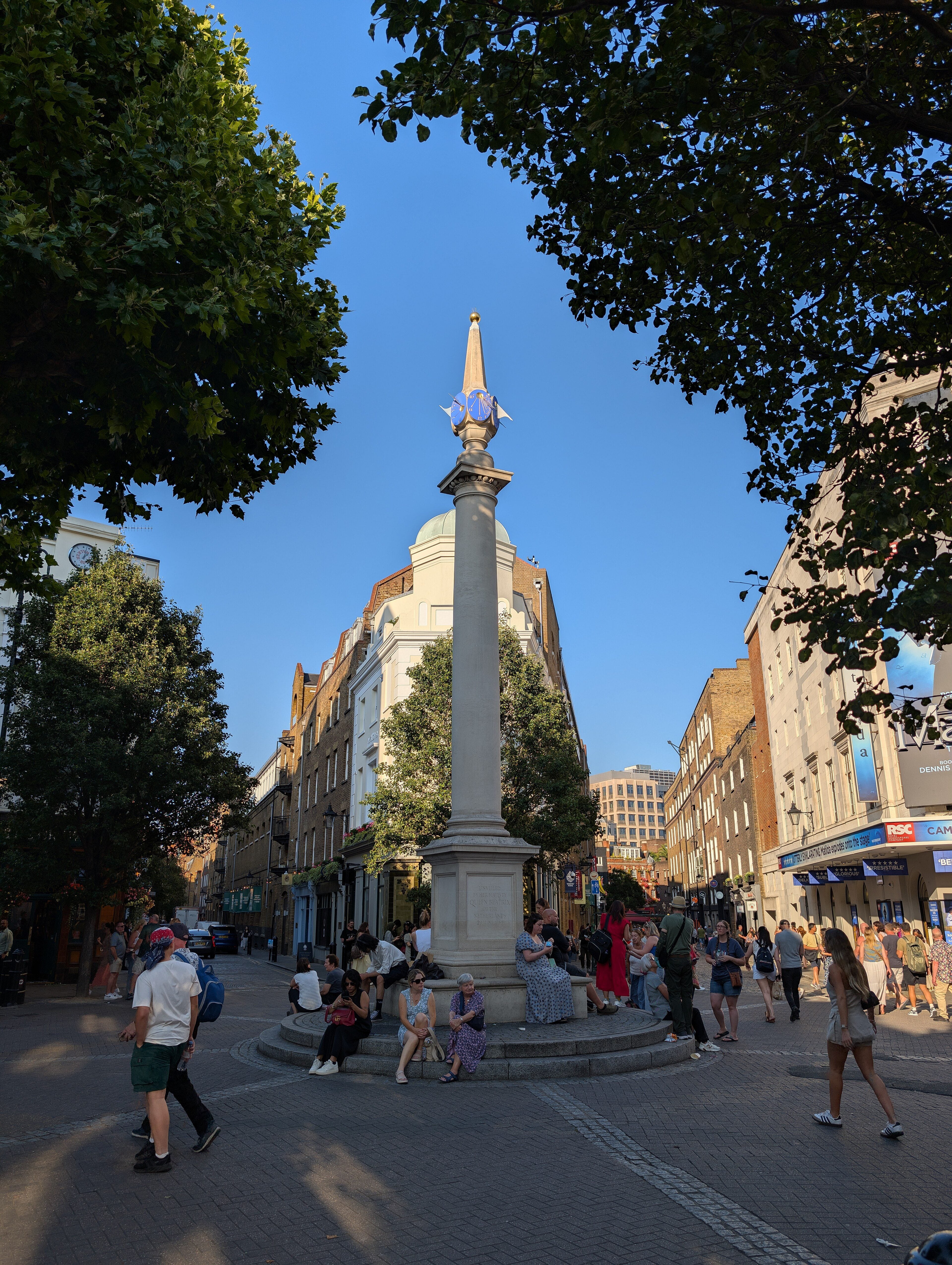 The Seven Dials sundial pillar