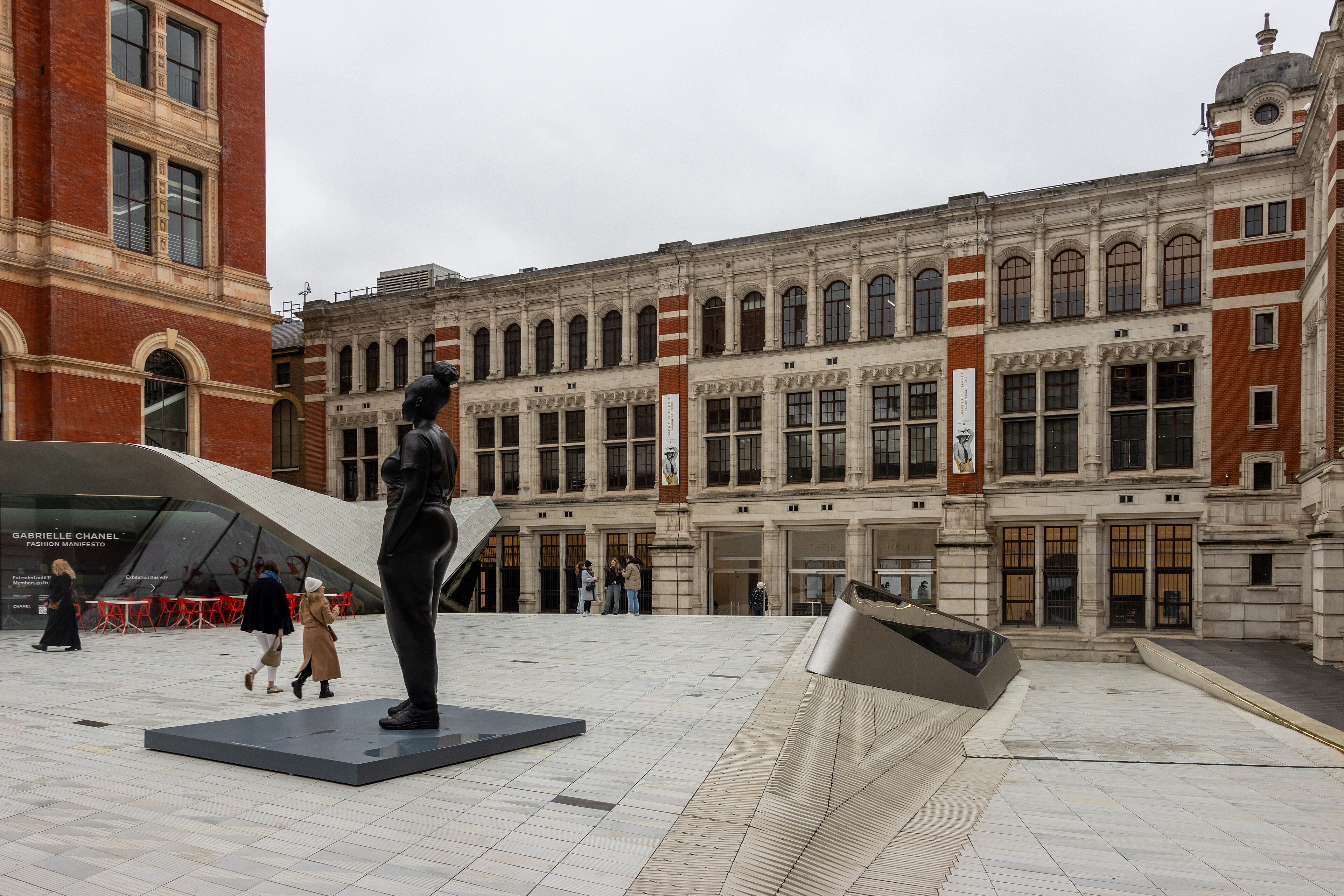 The V&A’s Exhibition Road courtyard