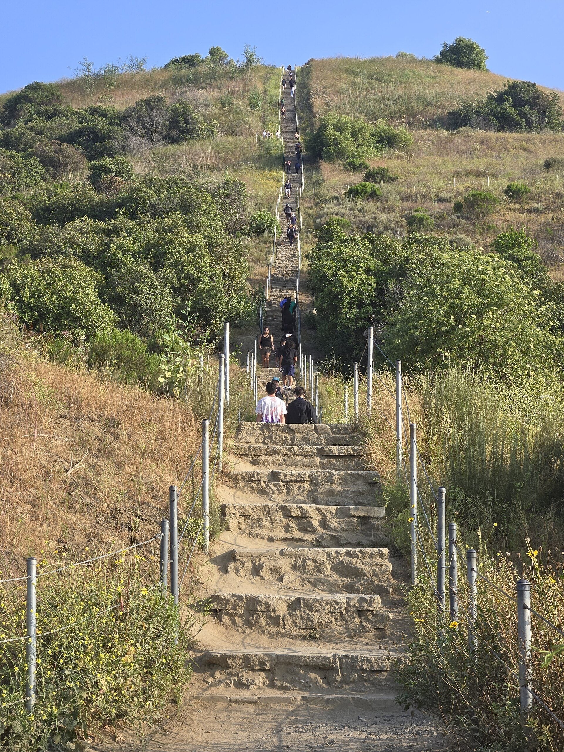 The Culver City Stairs up to Baldwin Hills Scenic Overlook