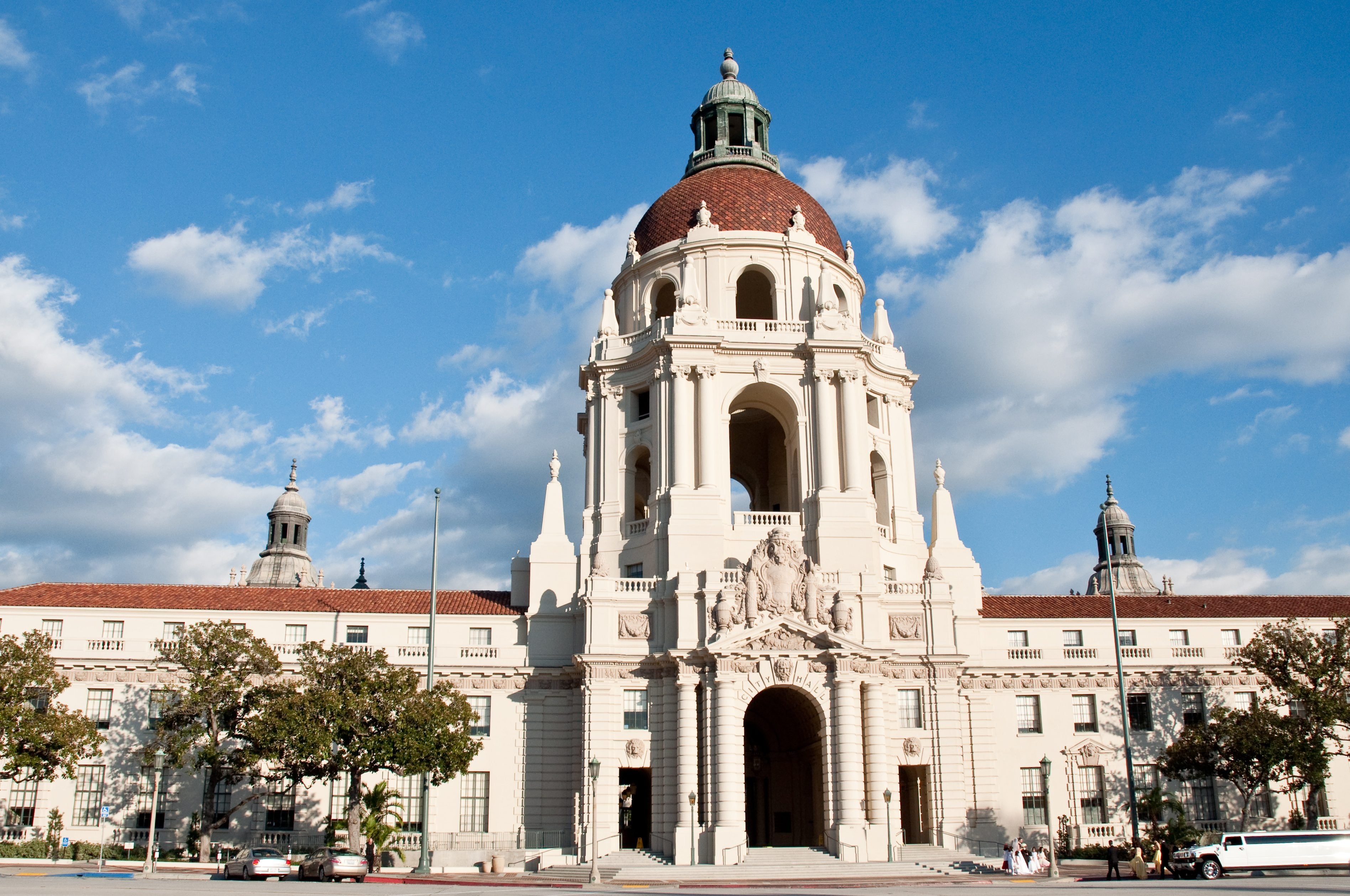The domed Pasadena City Hall