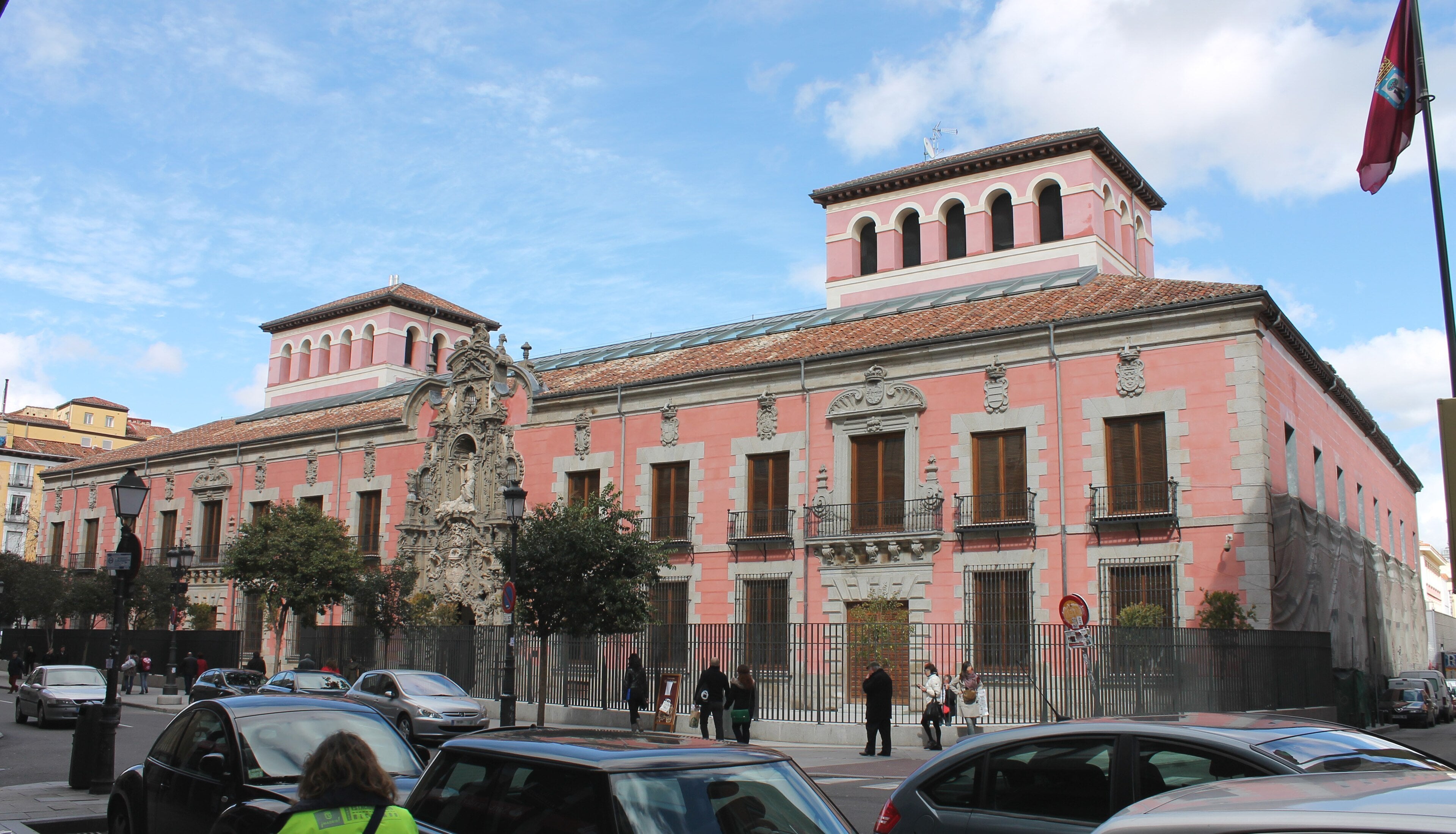 The Baroque doorway of the Museo de Historia de Madrid