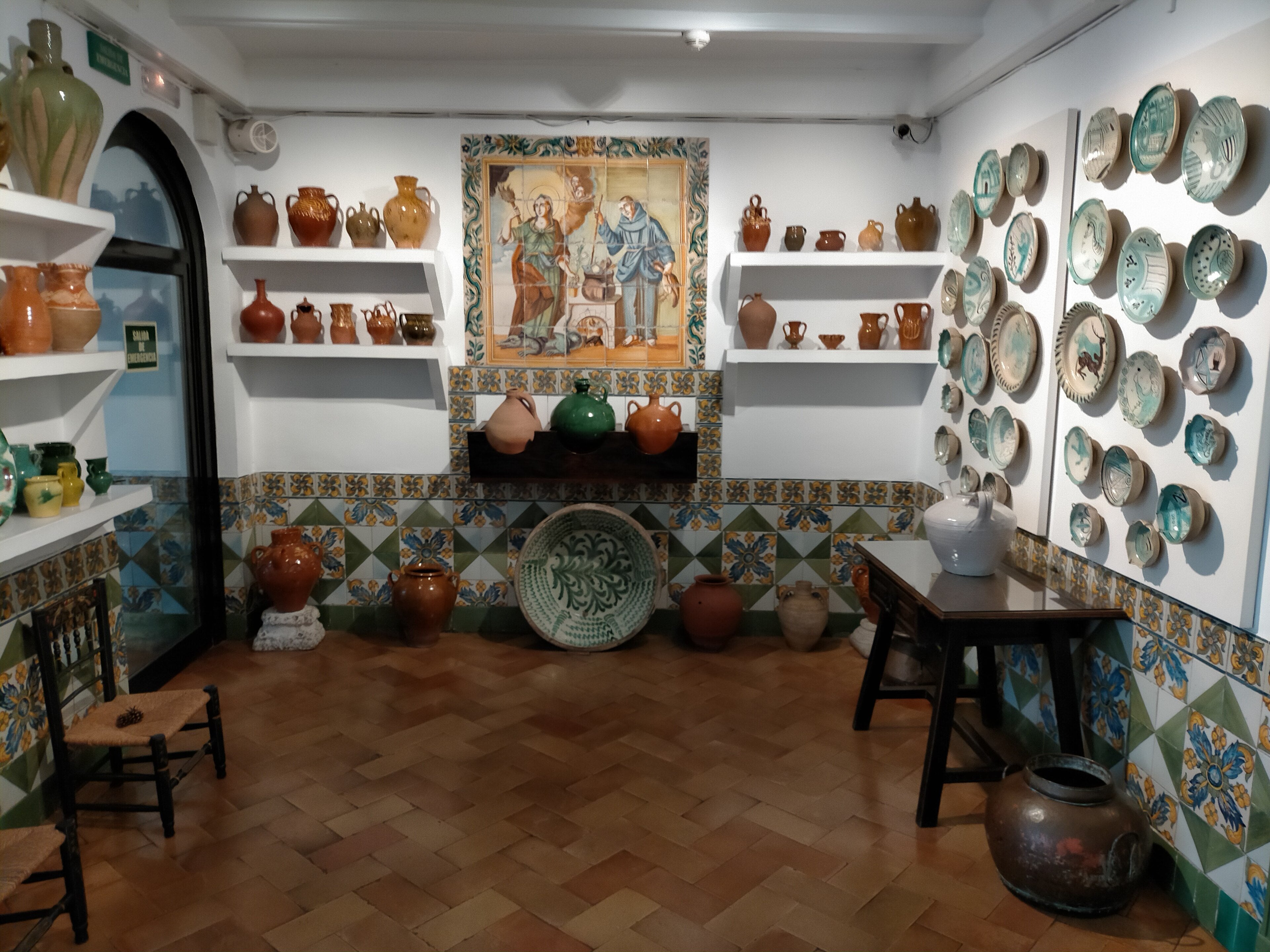 A room in the Sorolla house, now closed for restoration