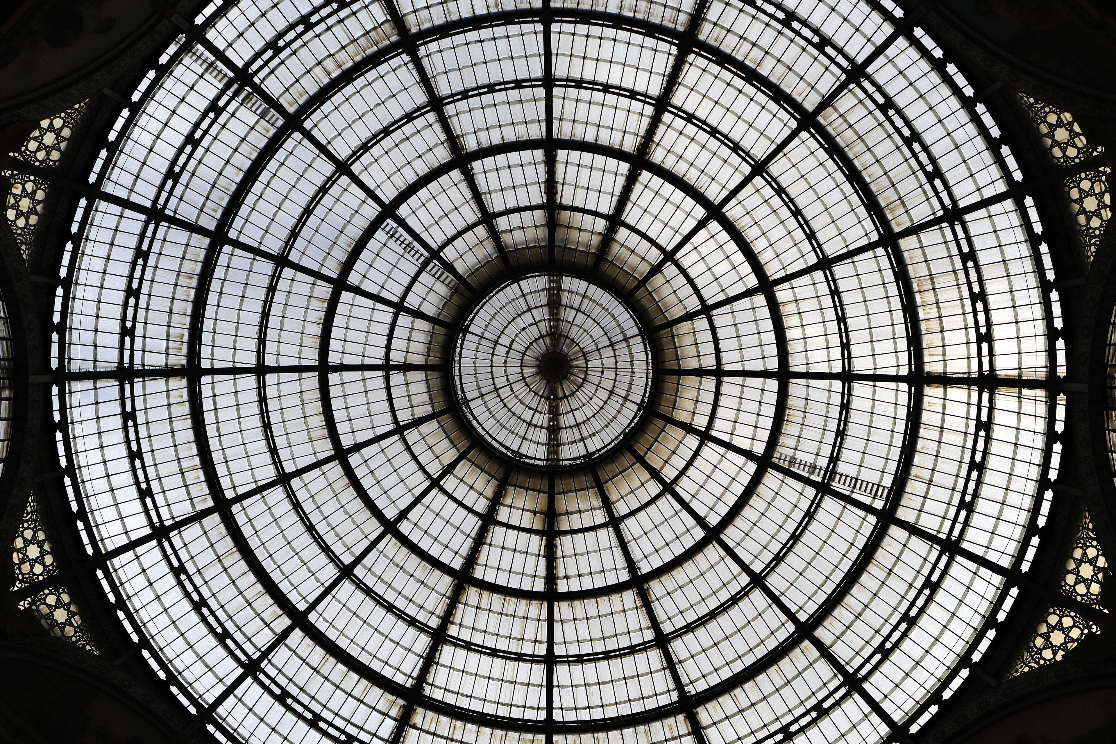 Glass dome of the Galleria Vittorio Emanuele II