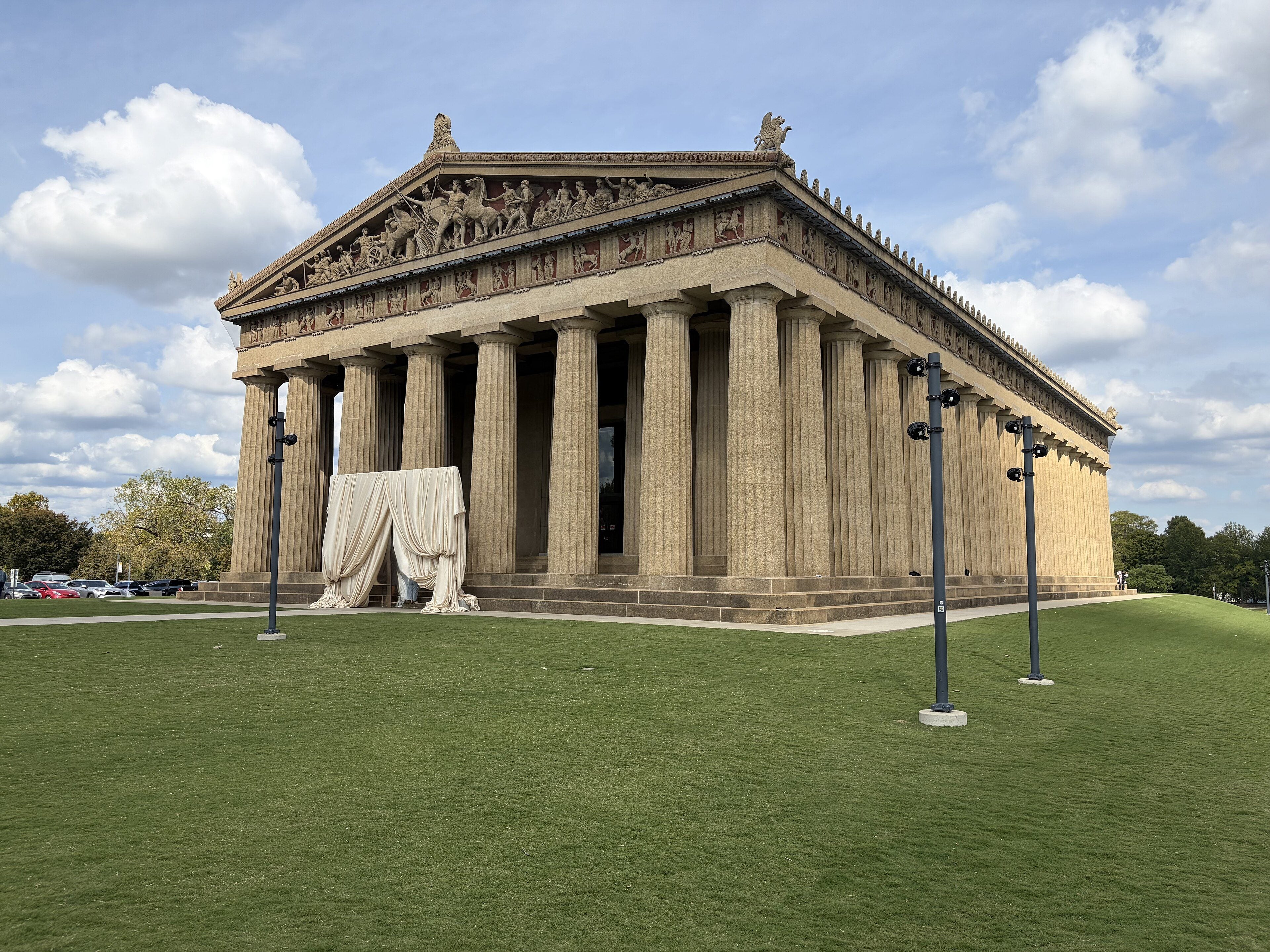 The full-scale Parthenon replica in Centennial Park