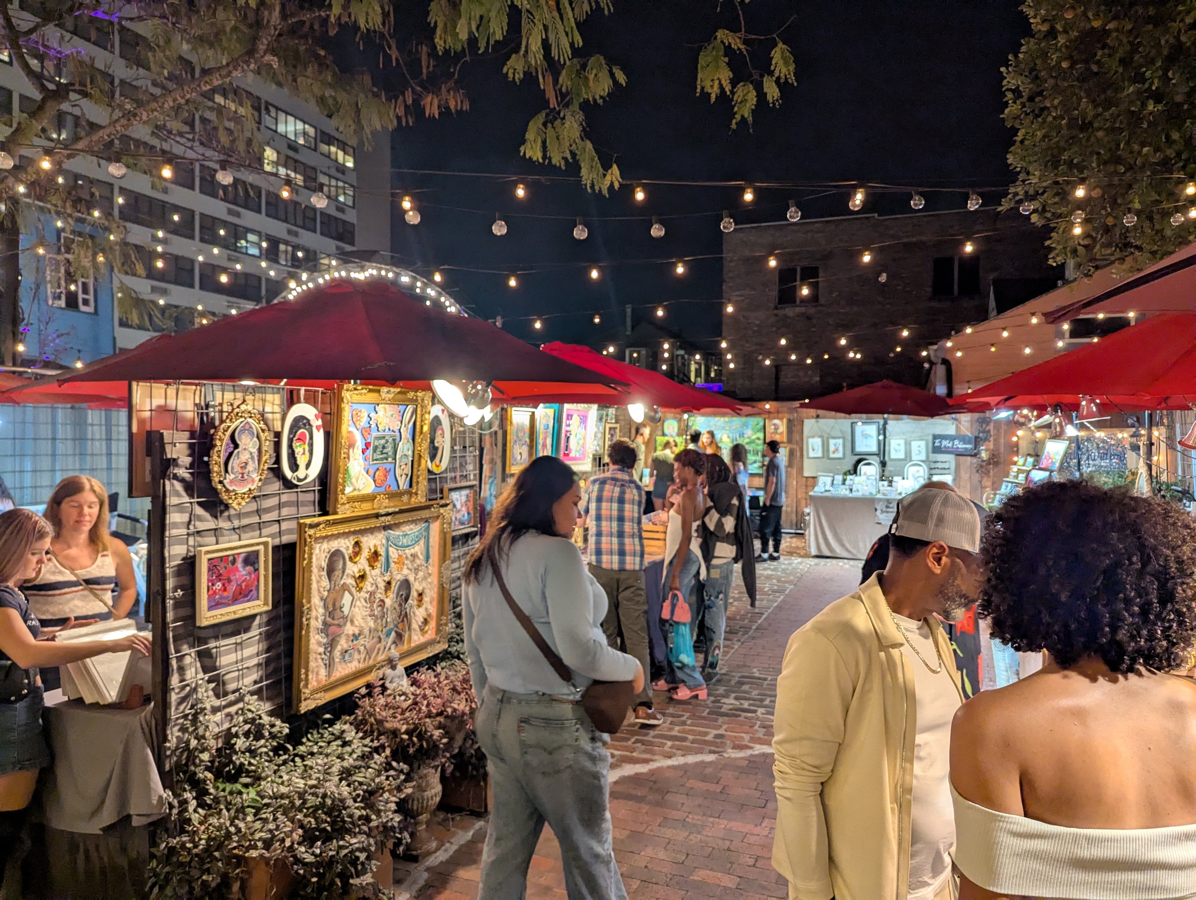 Stalls at the Frenchmen Art Market