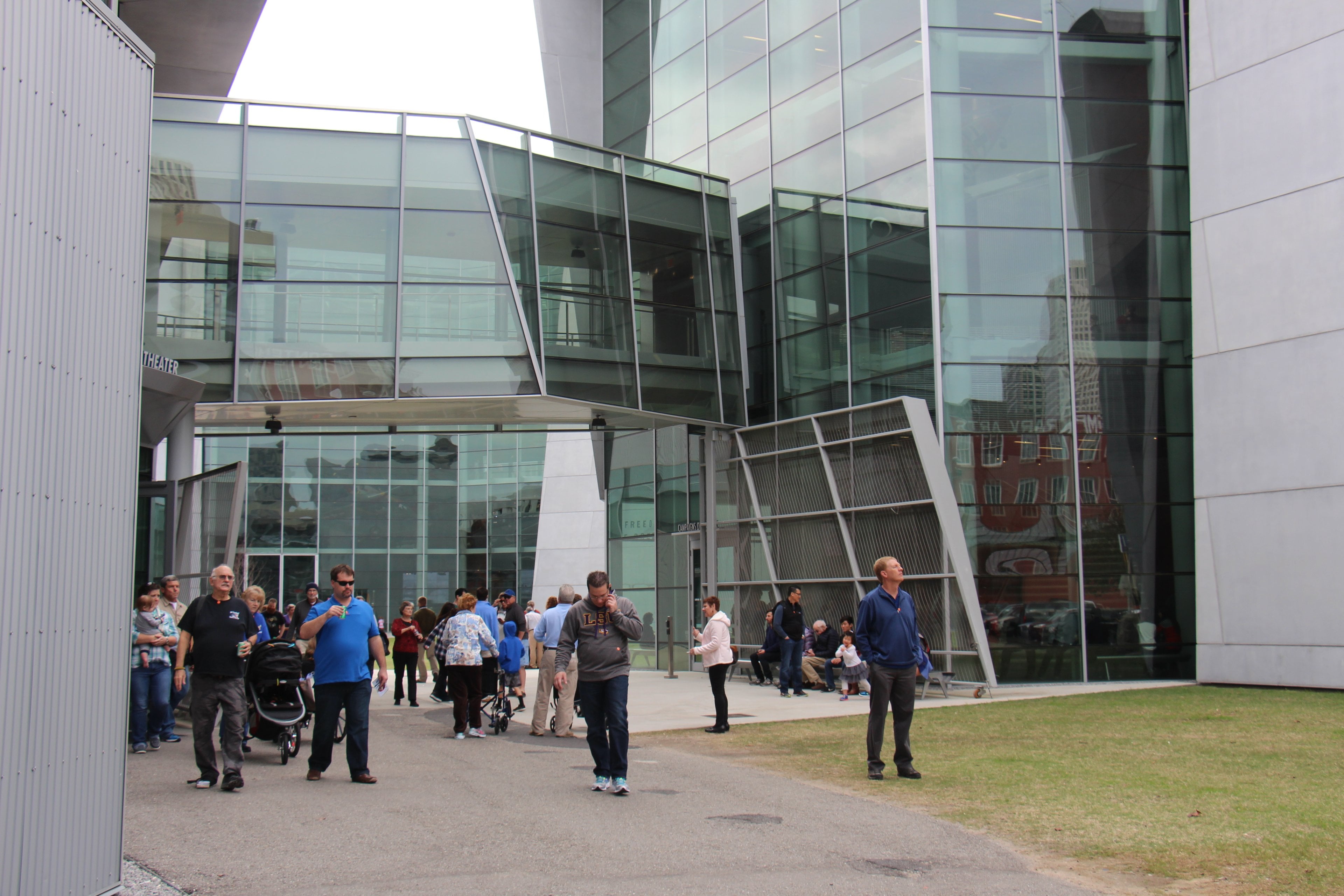 Entrance pavilion of the National WWII Museum