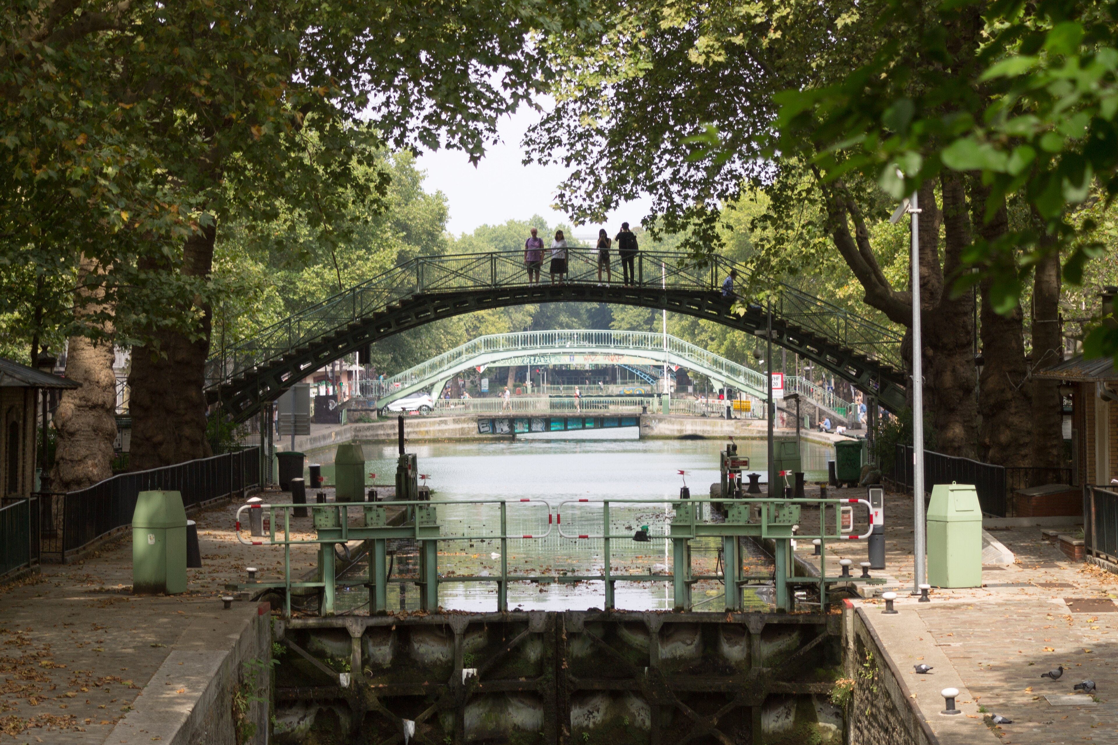 A footbridge over the Canal Saint-Martin