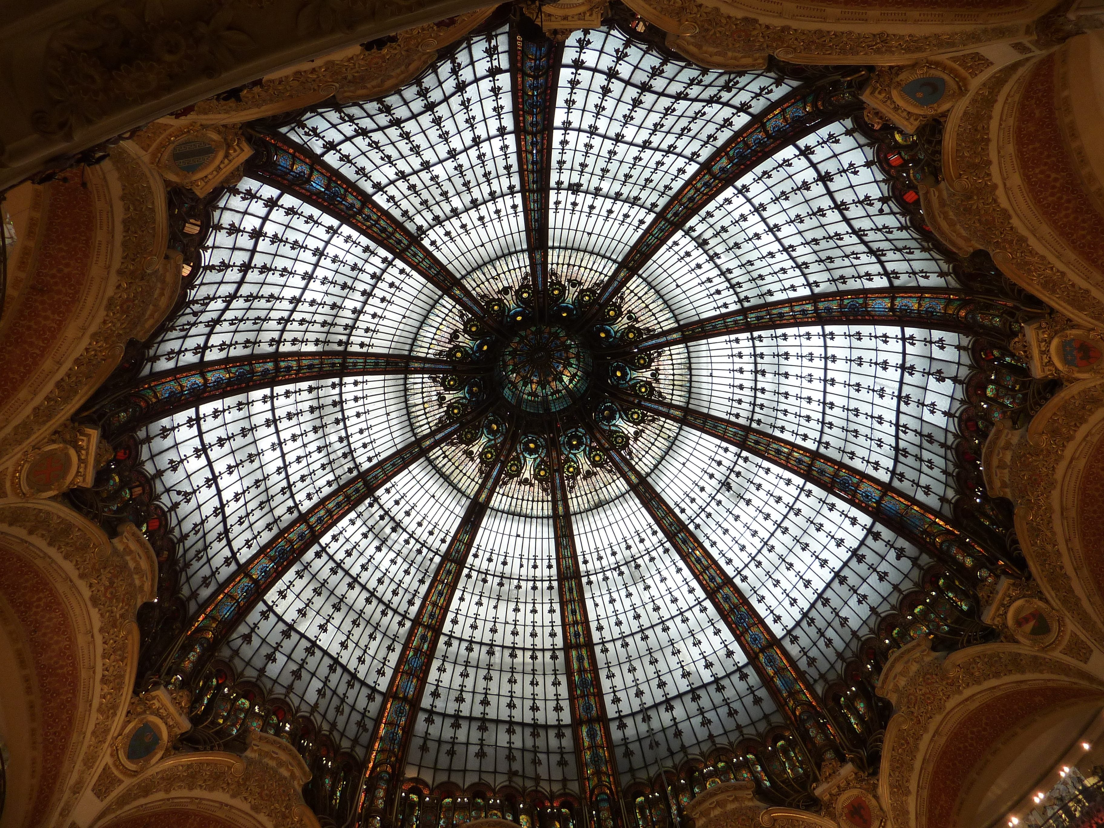 The glass dome of Galeries Lafayette Haussmann