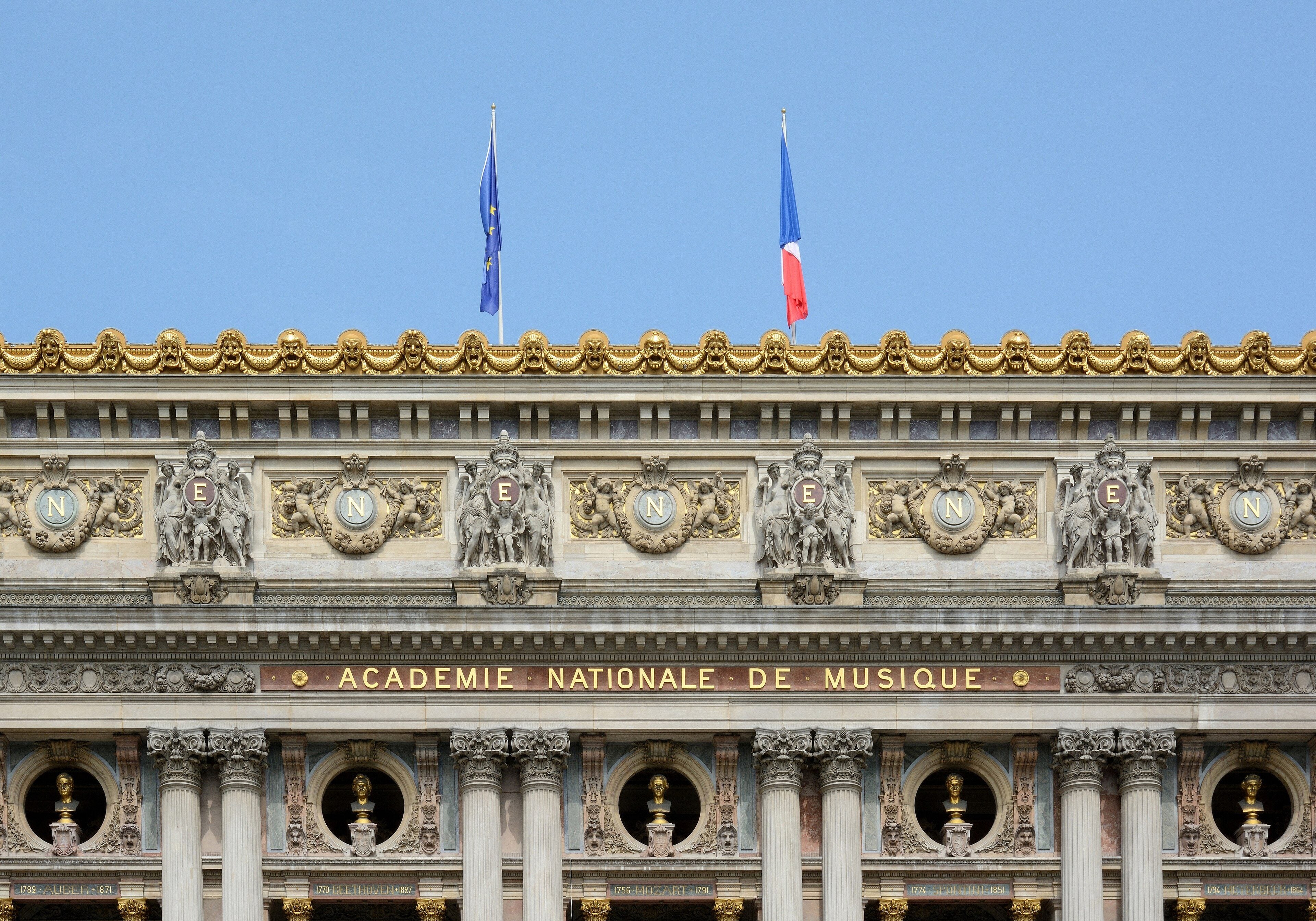 Facade of the Palais Garnier