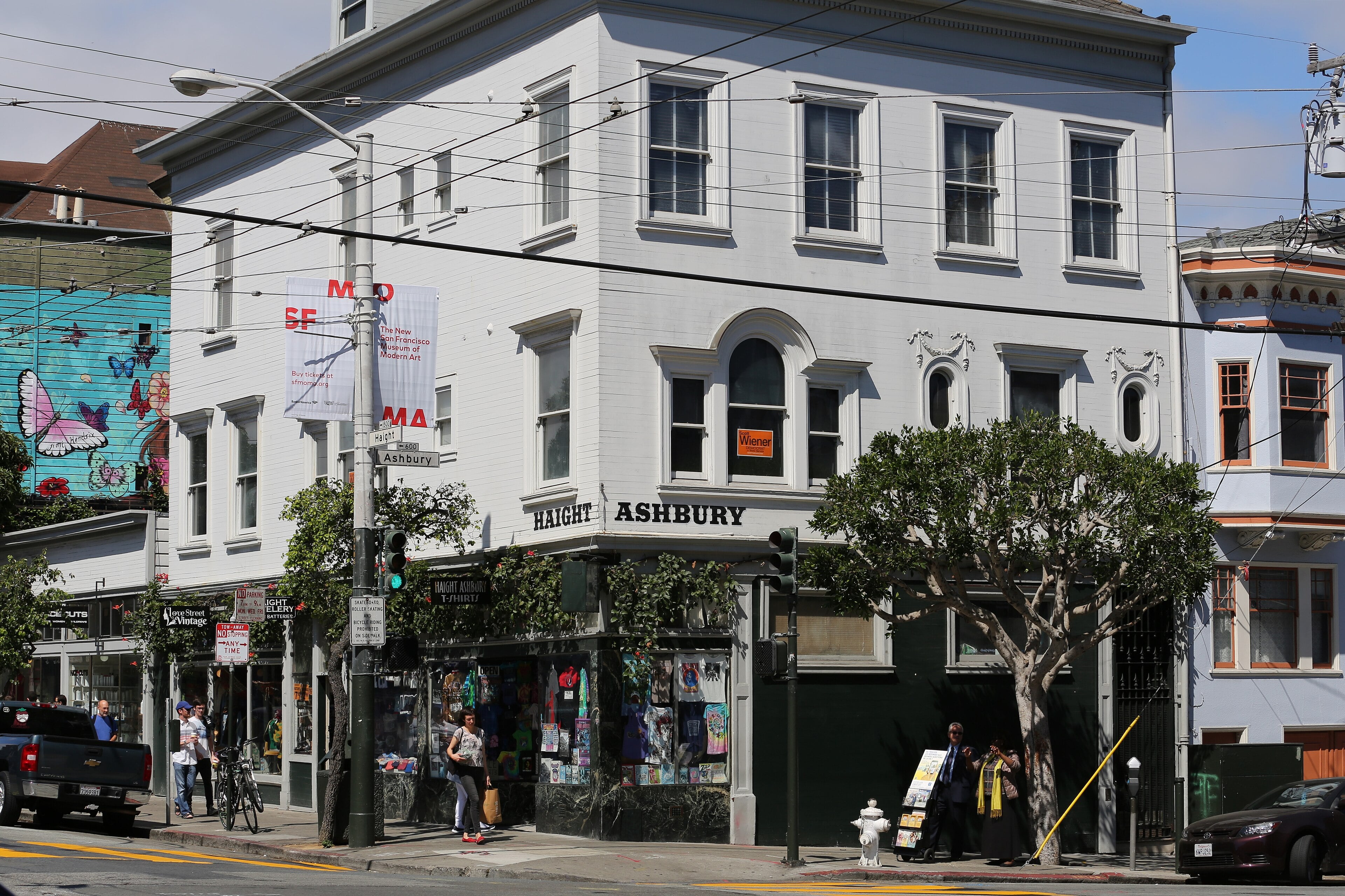 Victorian storefronts in Haight-Ashbury