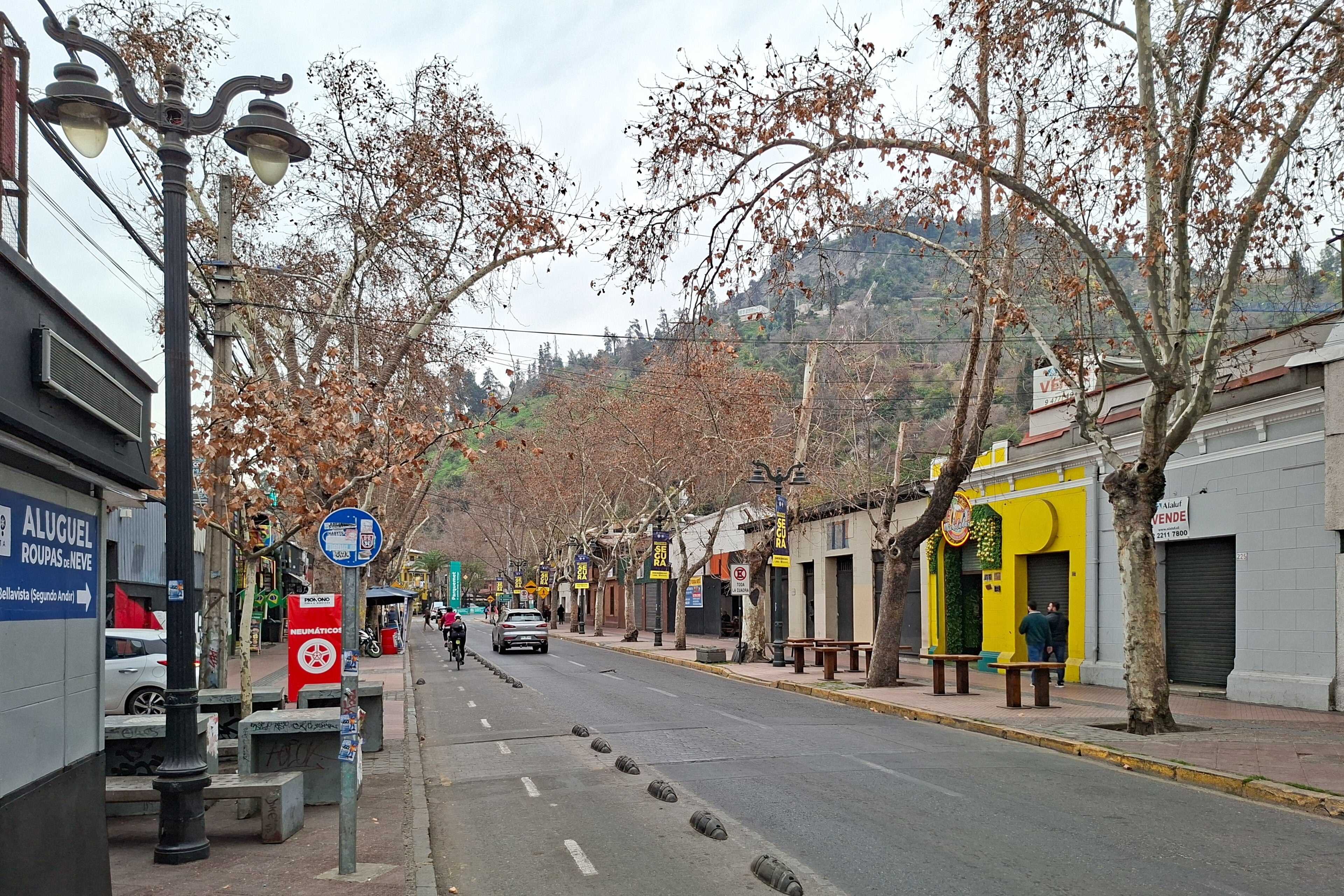 Calle Pío Nono in Bellavista