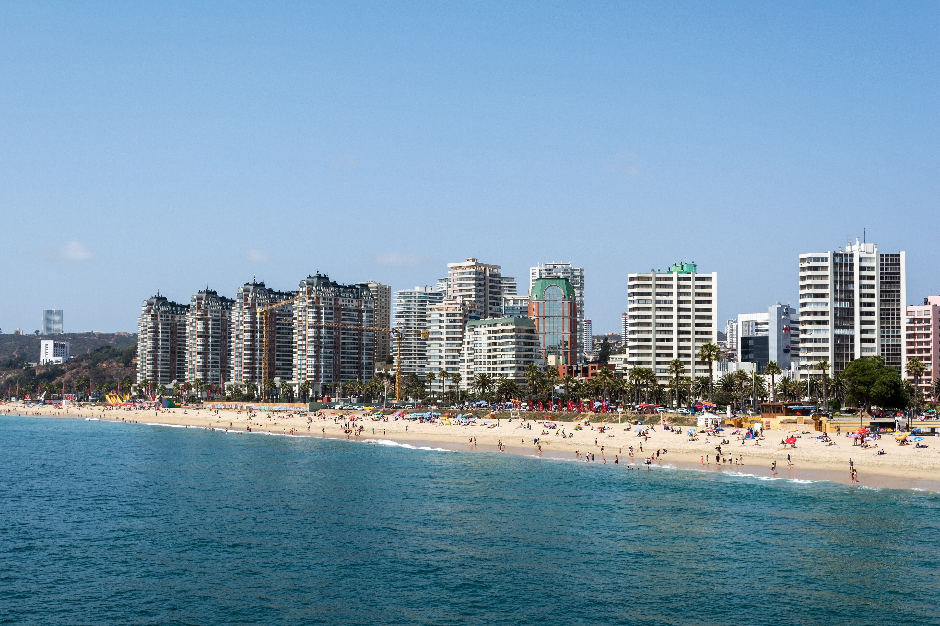 Playa El Sol in Viña del Mar