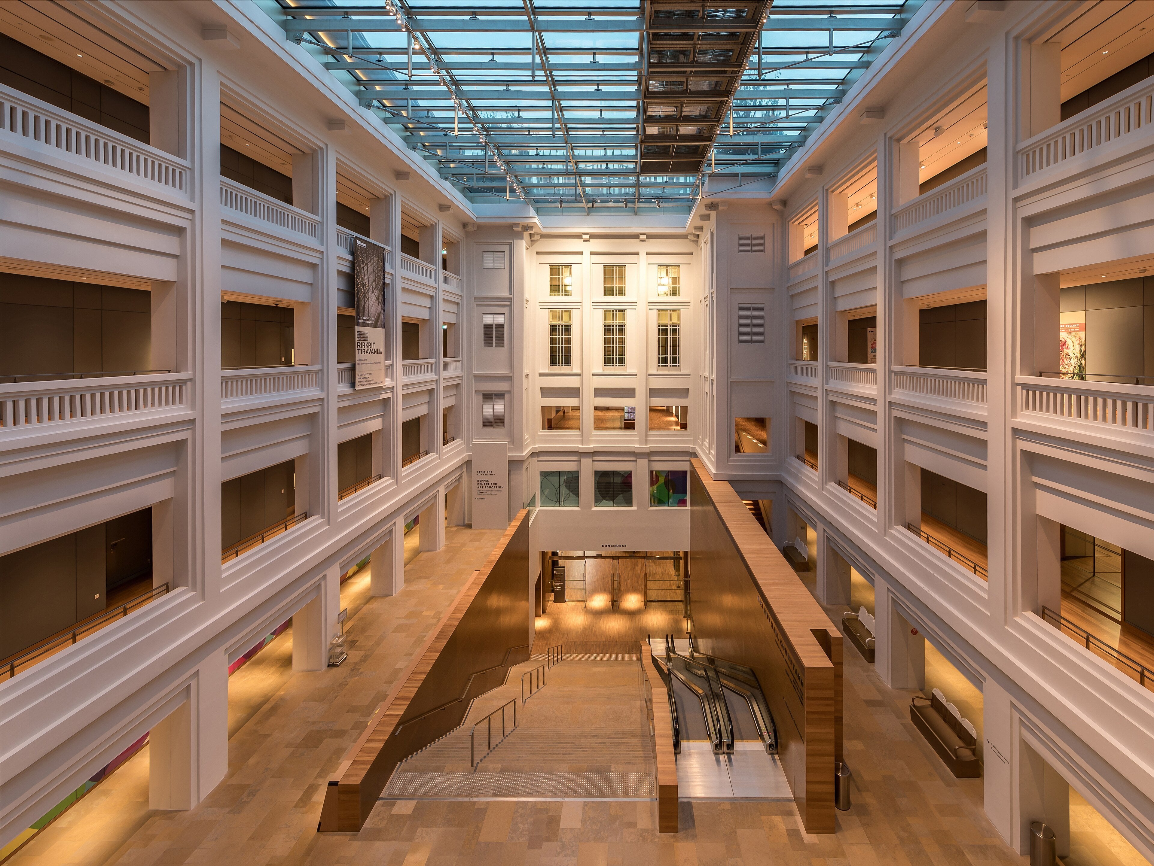 Interior of National Gallery Singapore