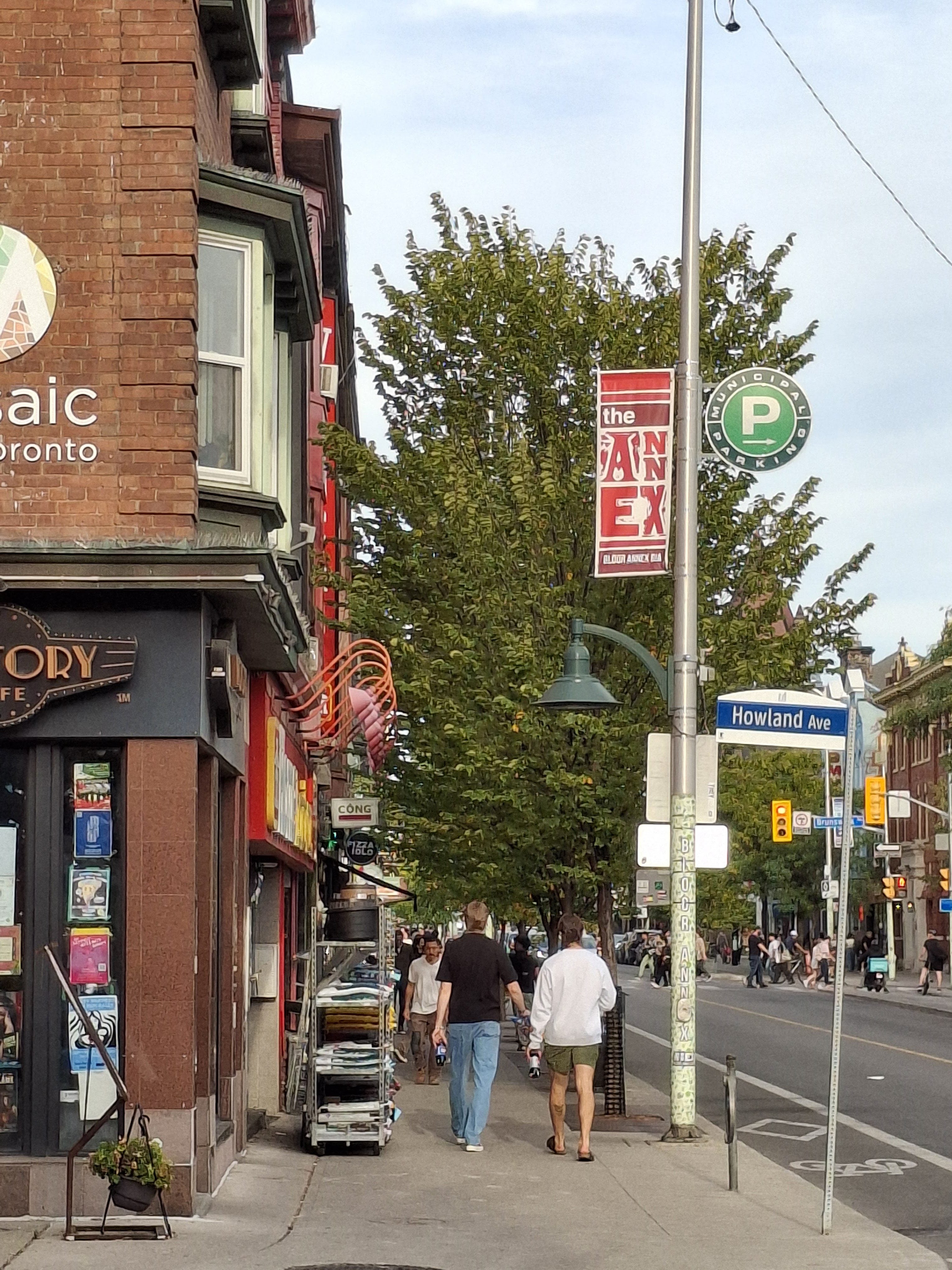 Bloor Street West in the Annex