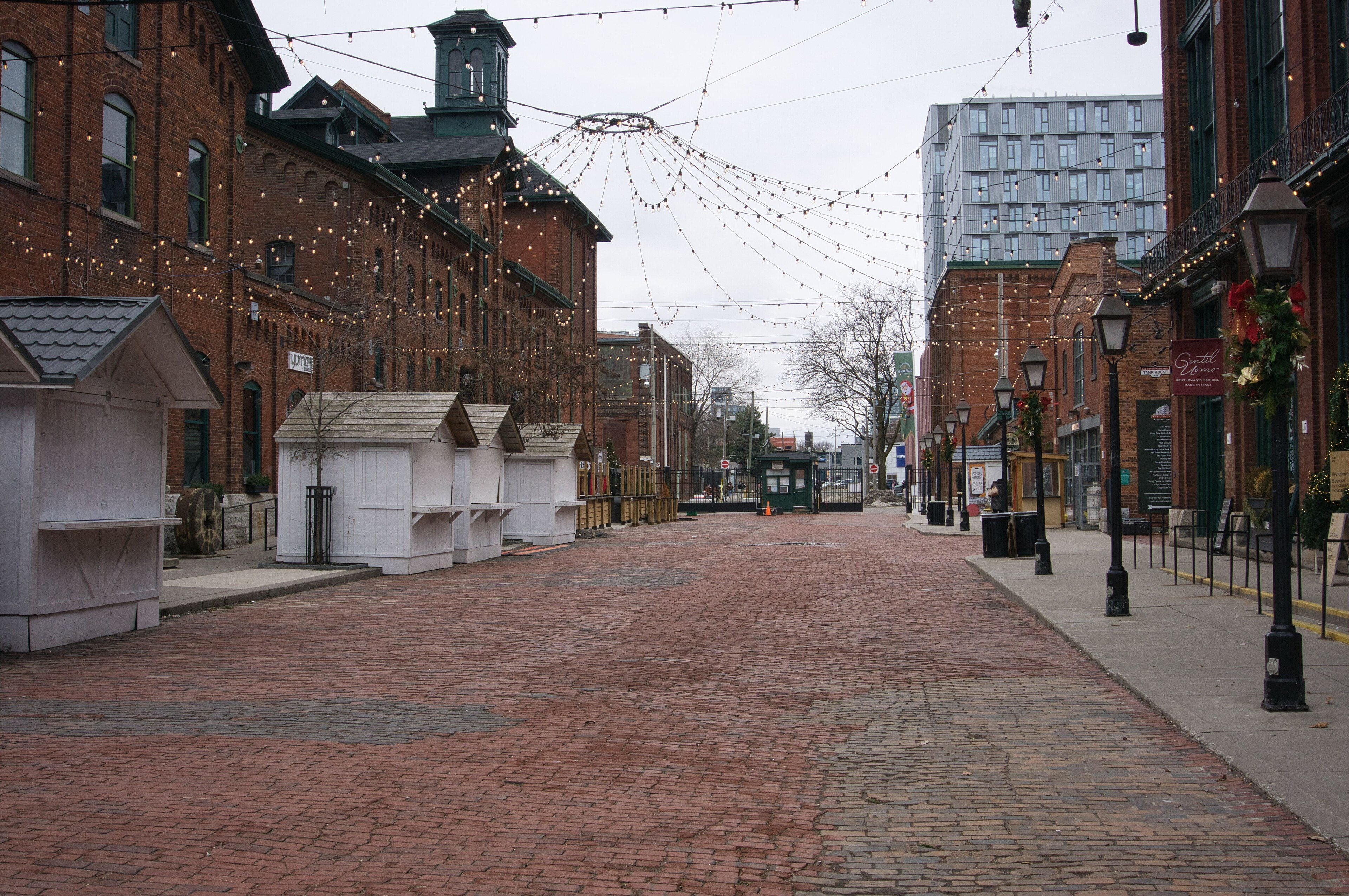 Trinity Street in the Distillery District