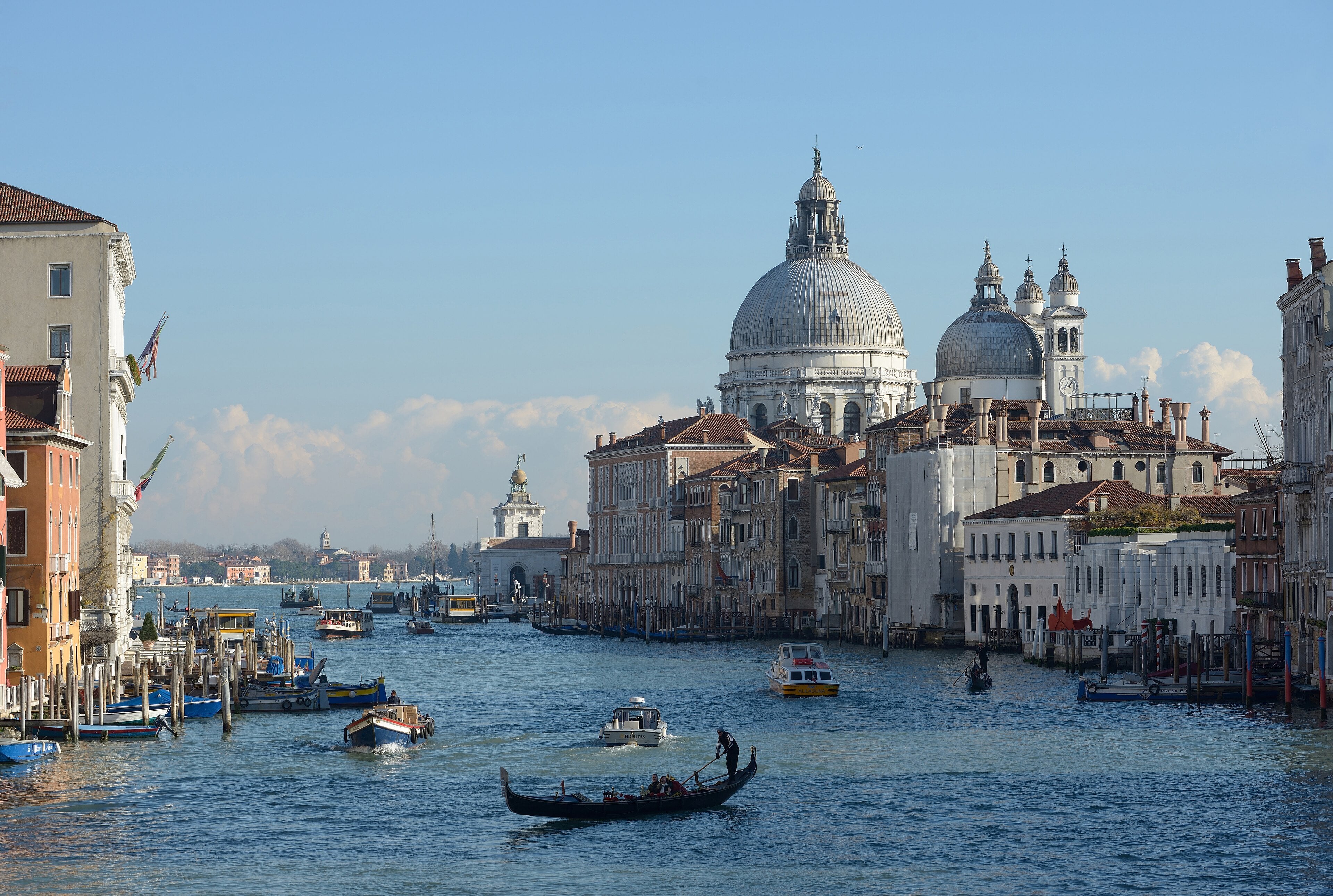 Grand Canal and the Salute from the Accademia bridge