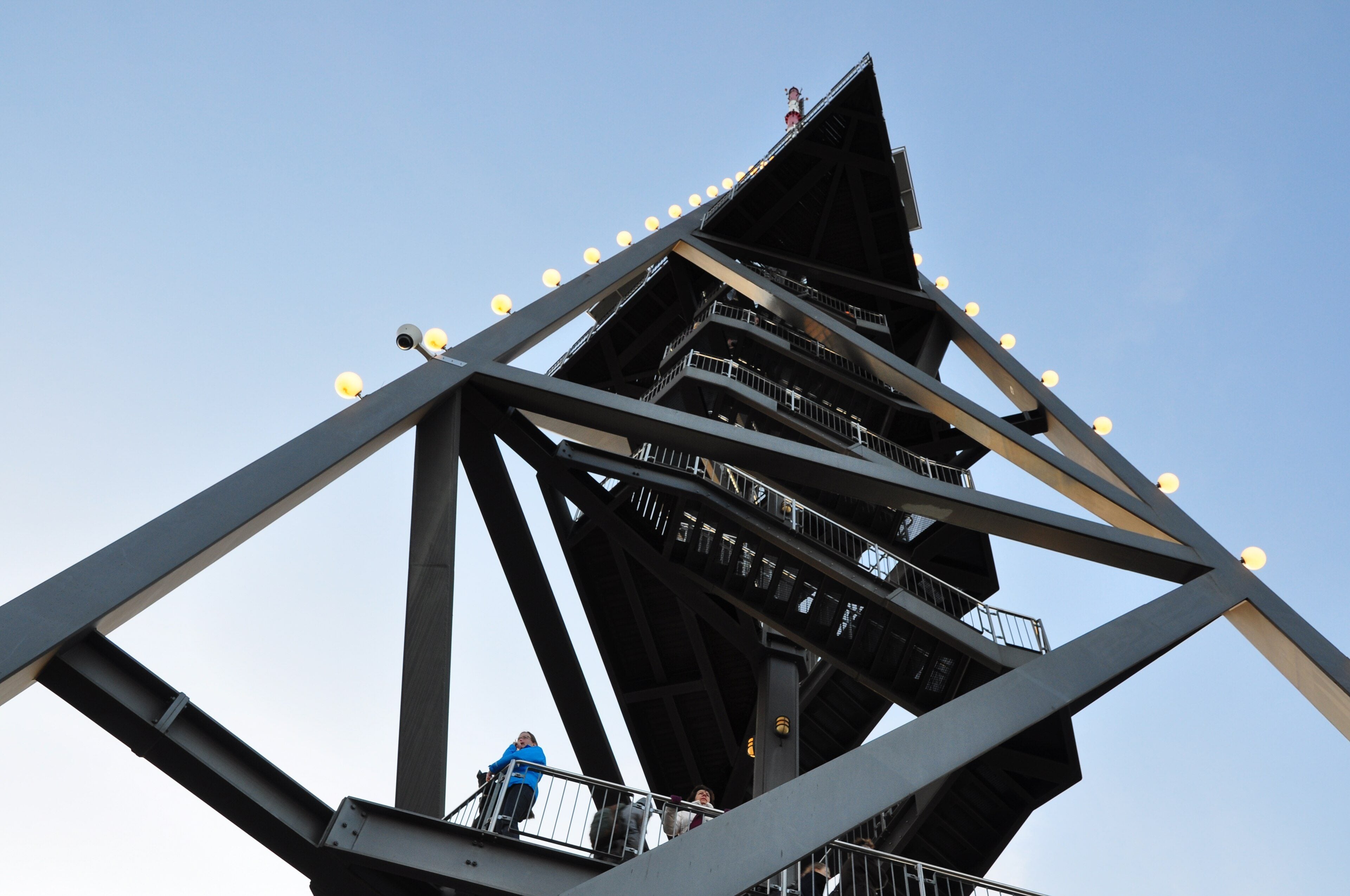 The observation tower on top of the Uetliberg