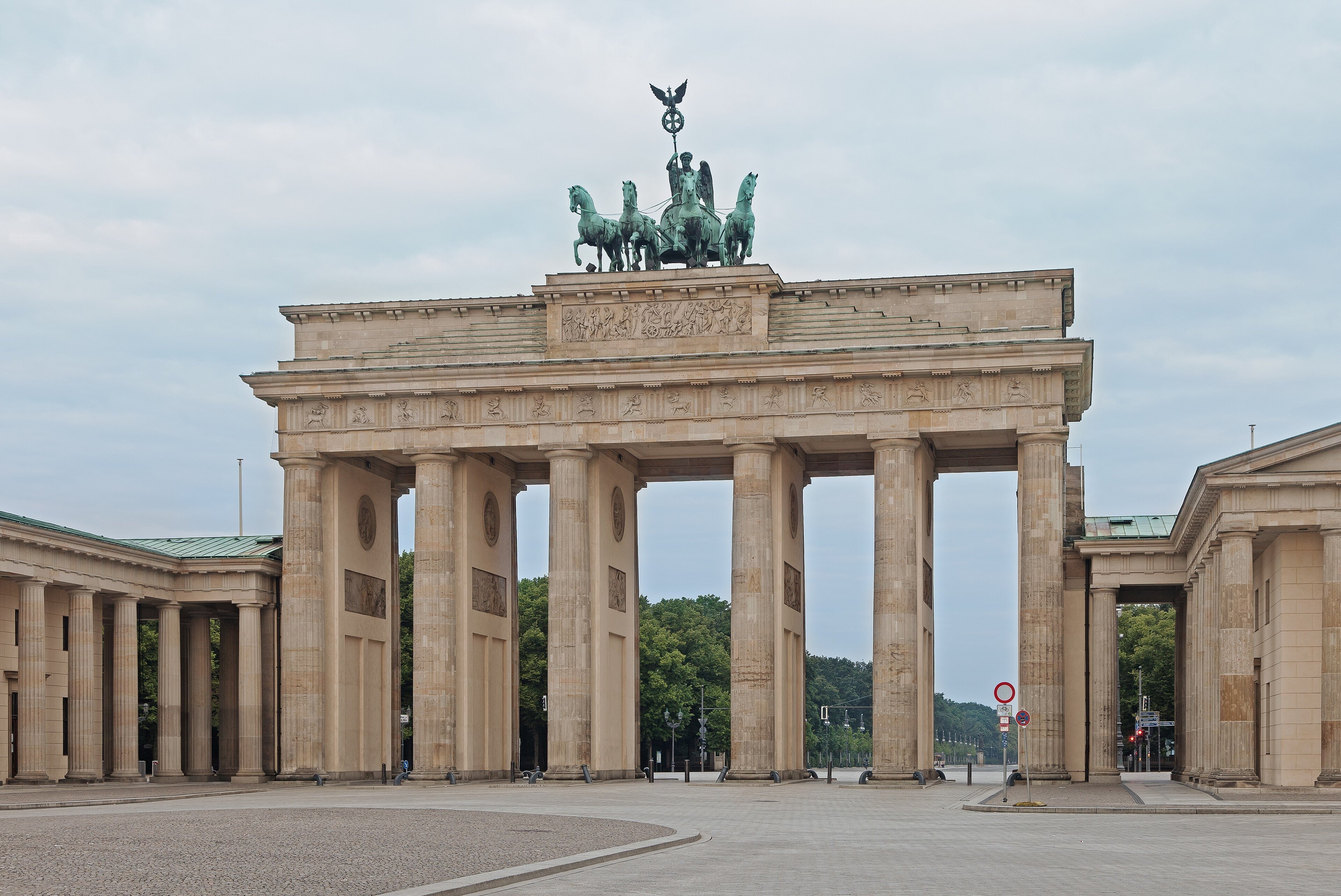 Brandenburg Gate in the morning