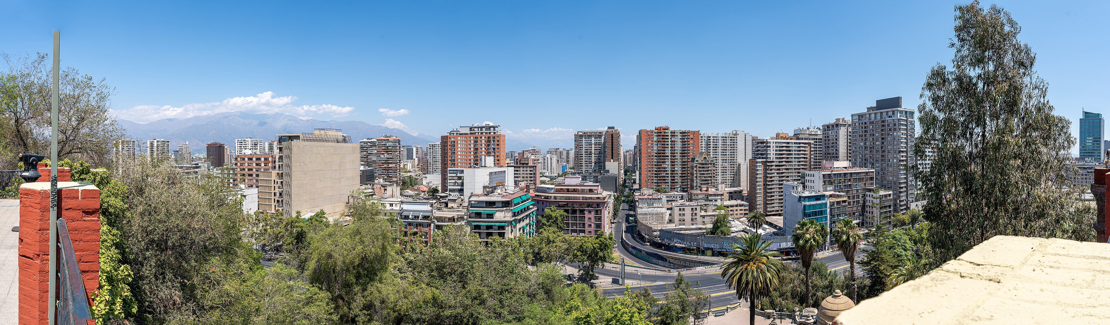 Santiago from Cerro Santa Lucía