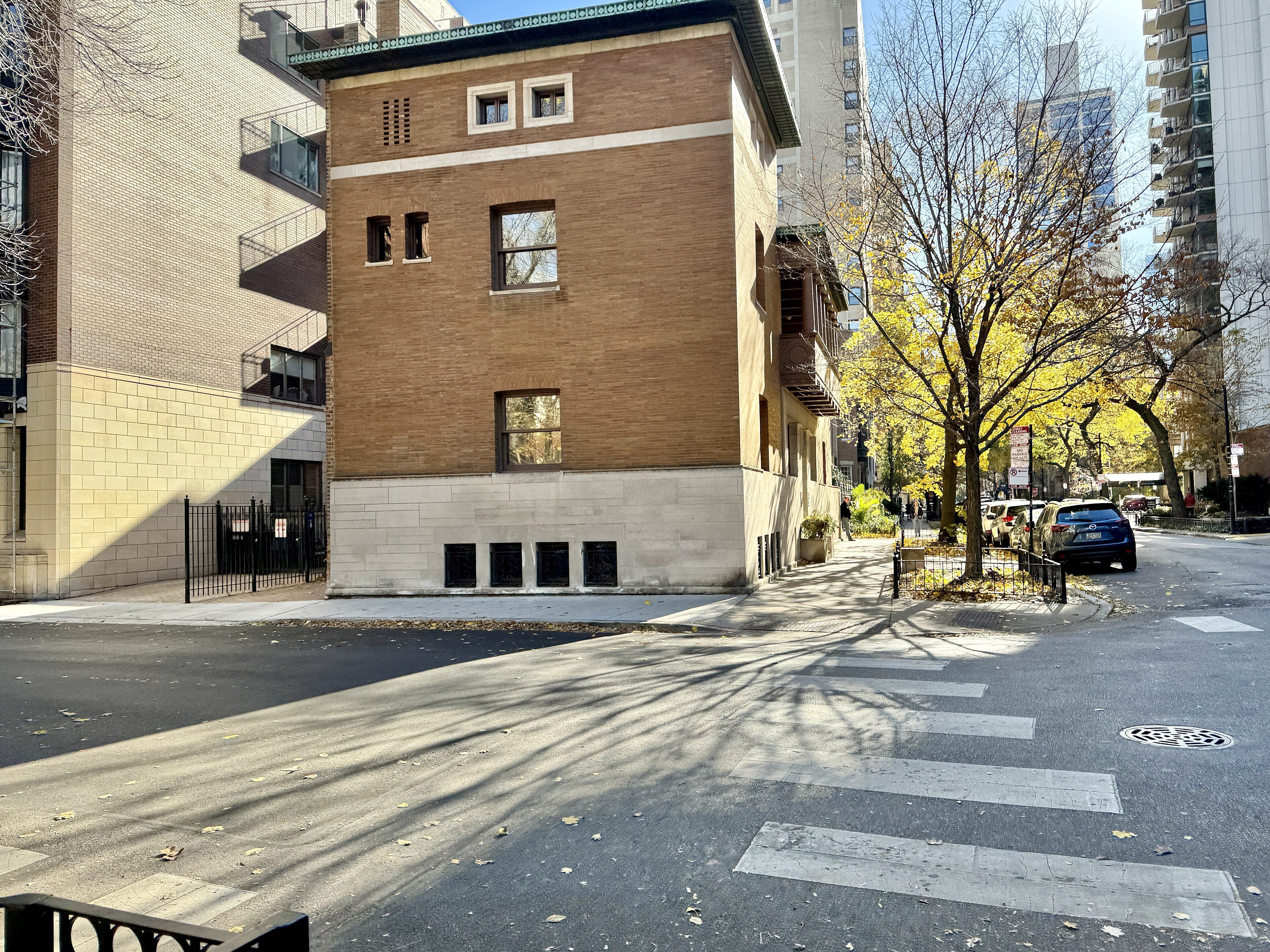 The Charnley-Persky House at Astor and Schiller Streets in the Gold Coast
