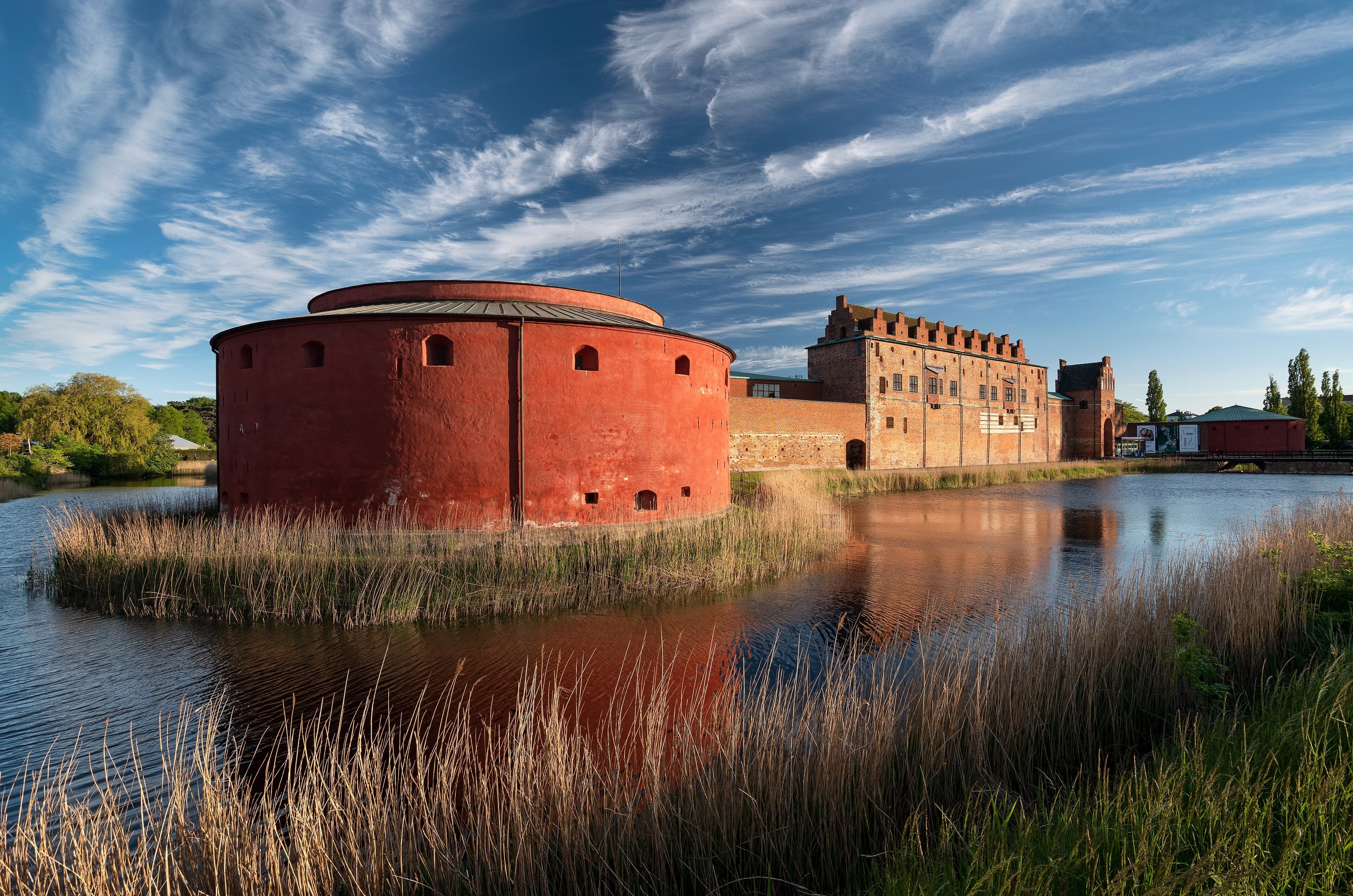 Malmöhus Castle and its moat