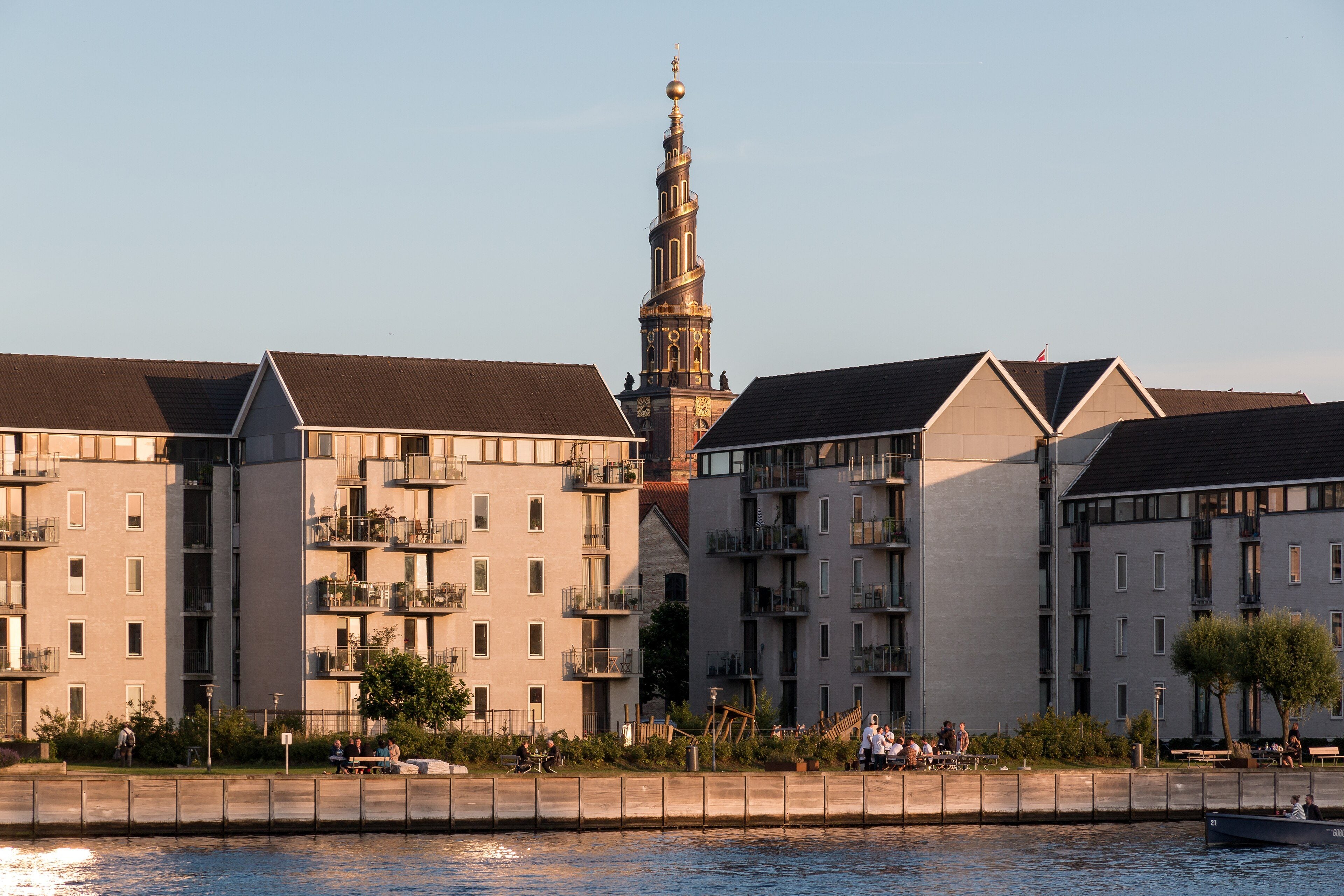 The spiral spire of the Church of Our Saviour
