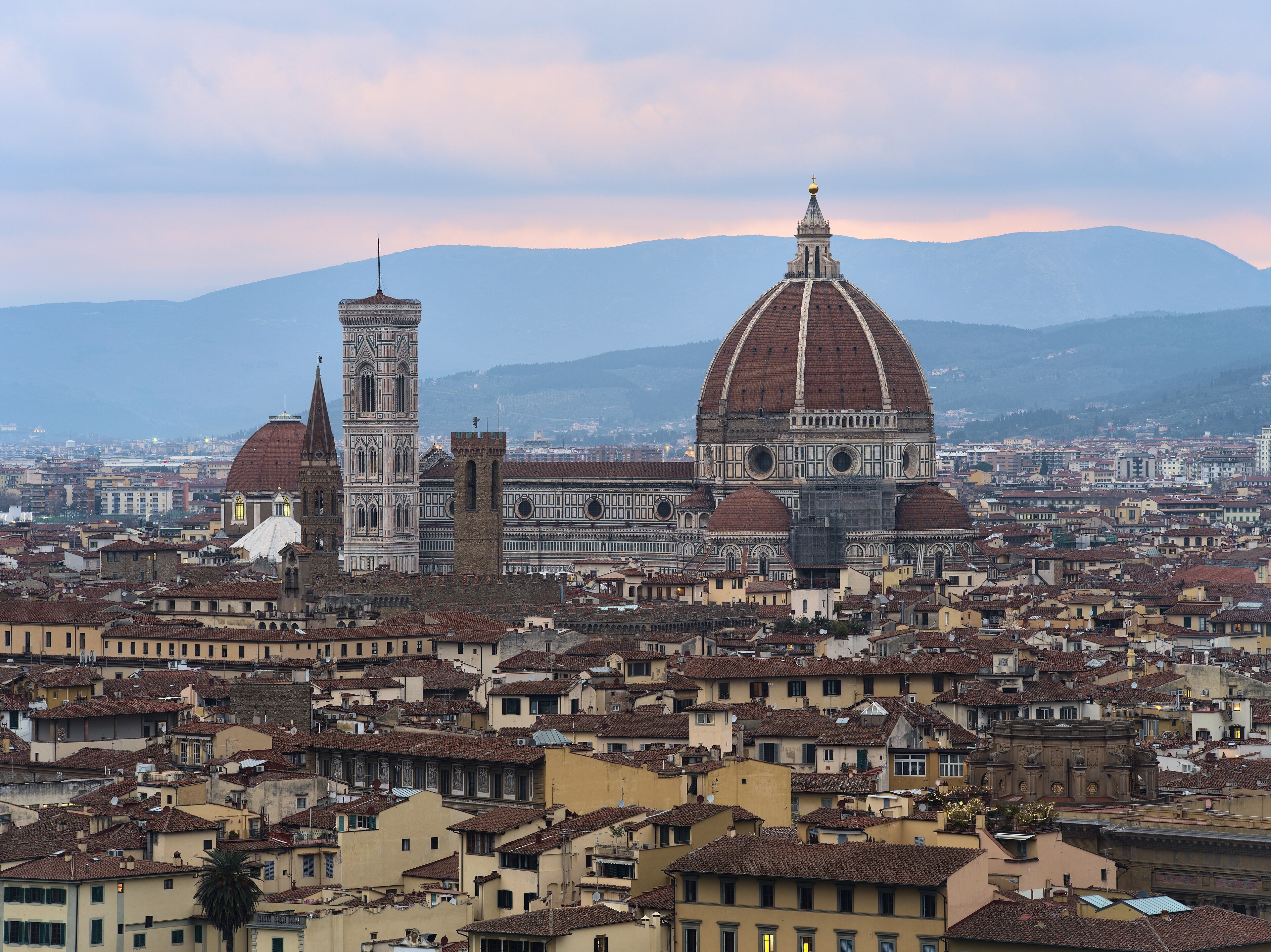 Florence Cathedral dome seen from Piazzale Michelangelo