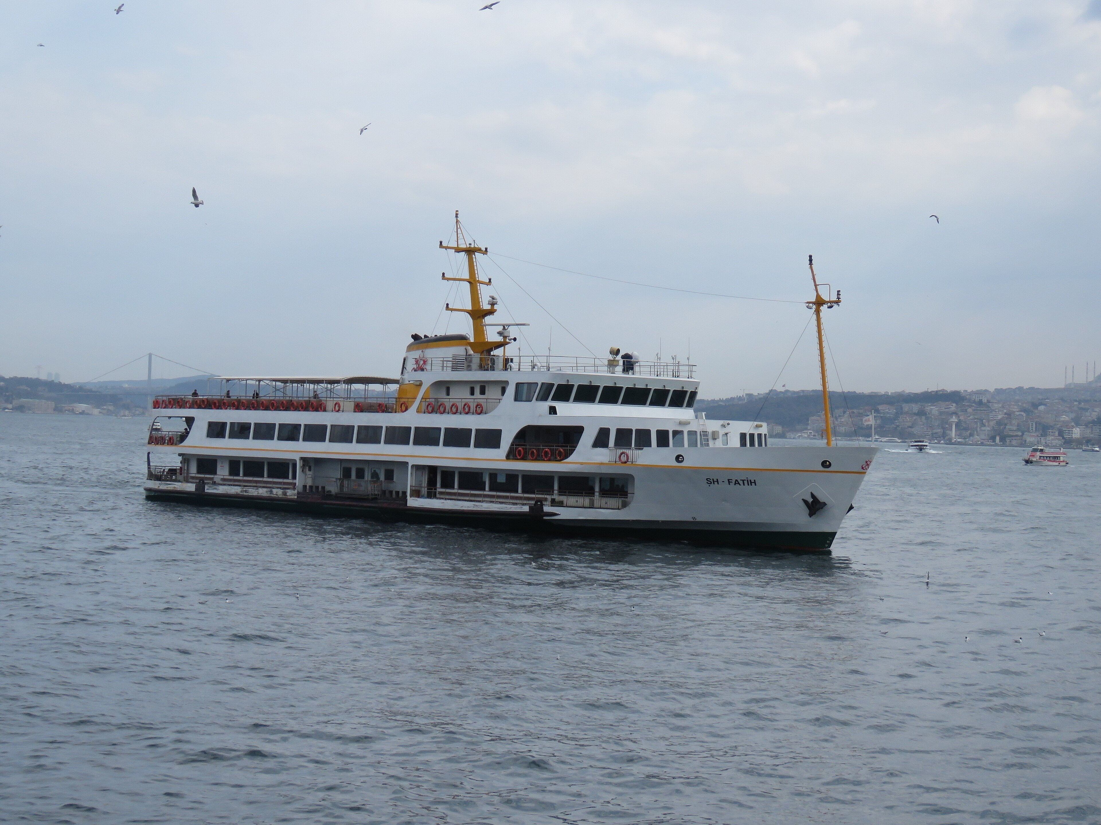 Şehir Hatları ferry approaching Eminönü