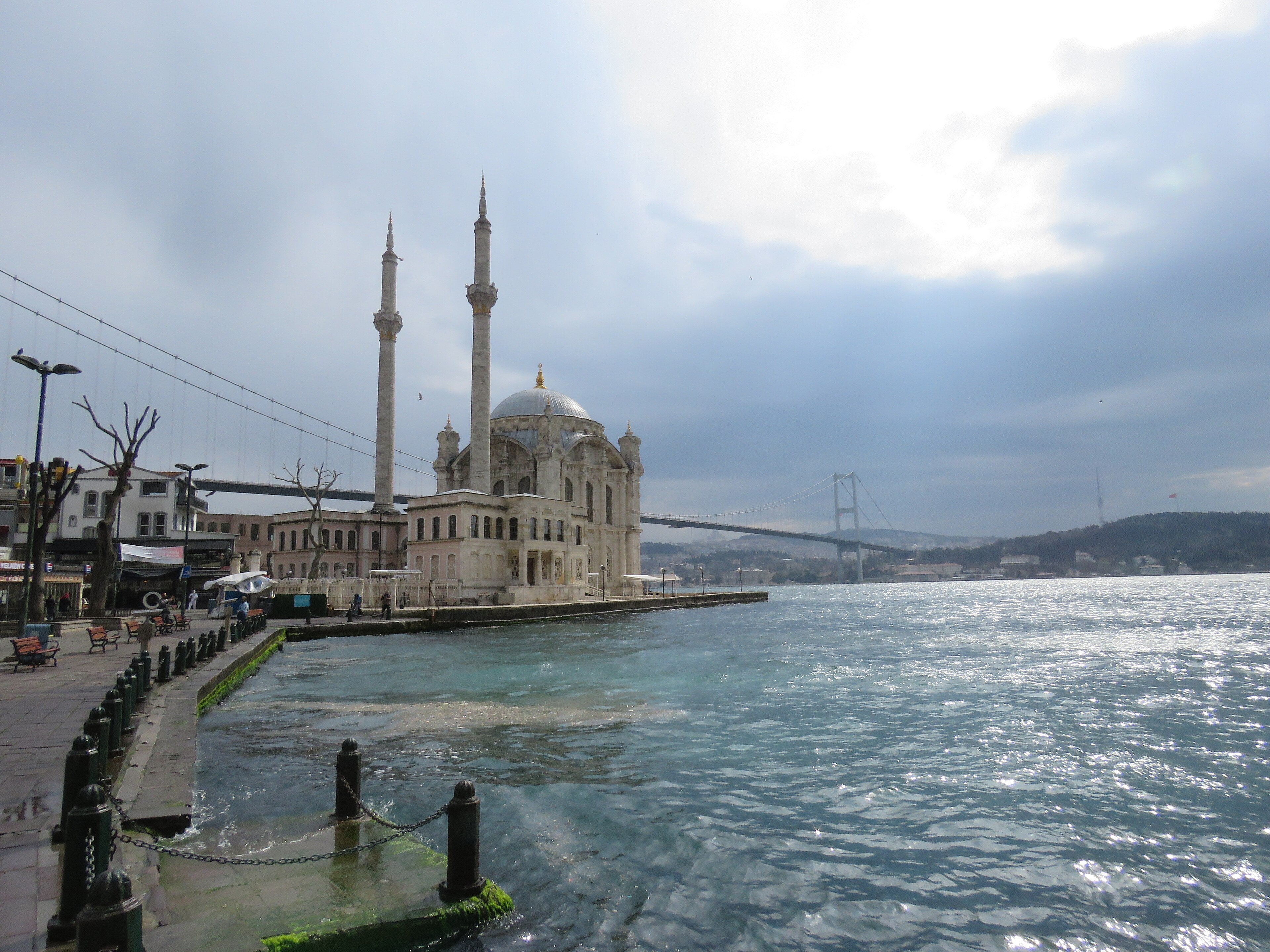 Ortaköy Mosque and the Bosphorus Bridge
