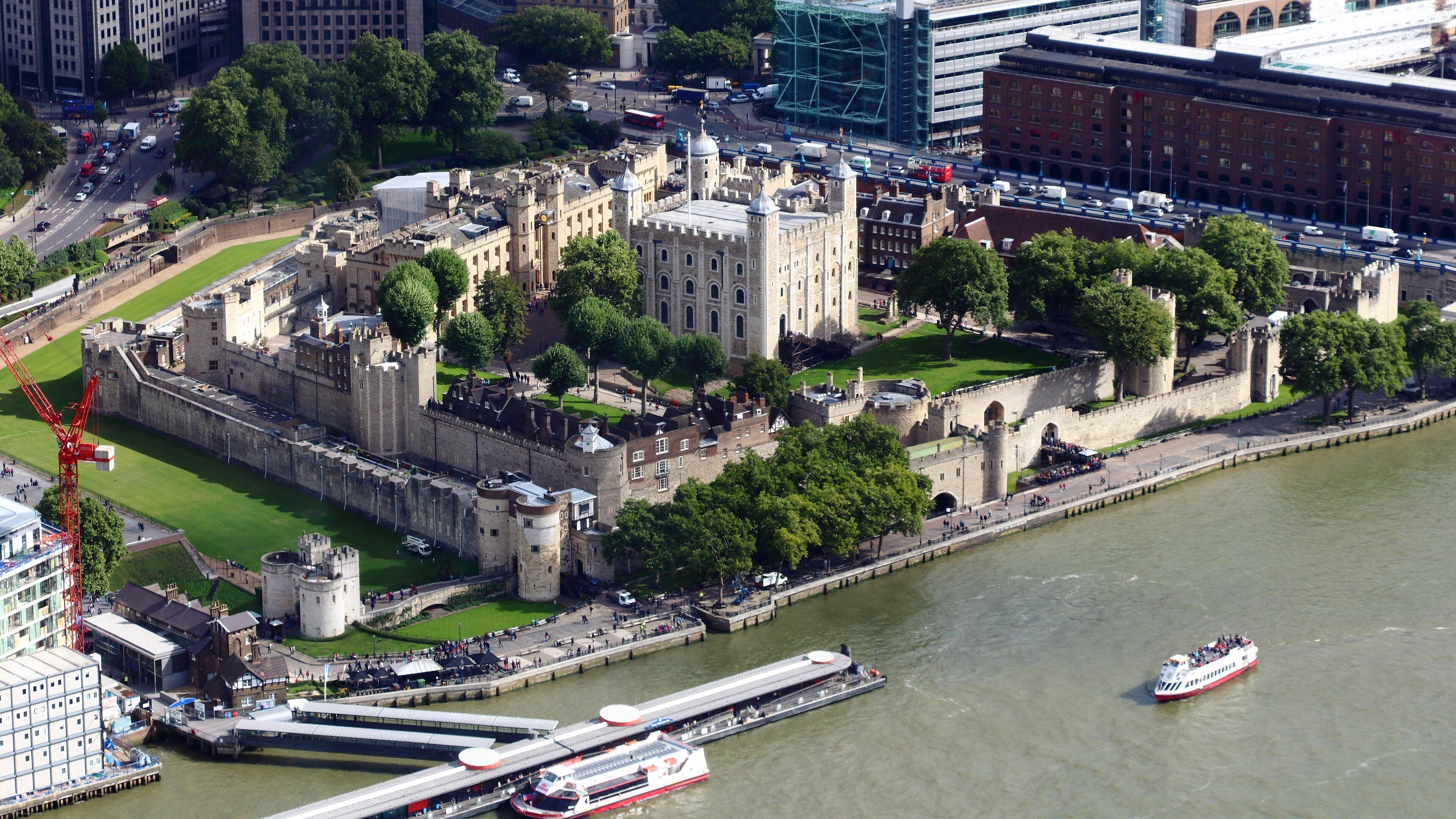 The Tower of London from above