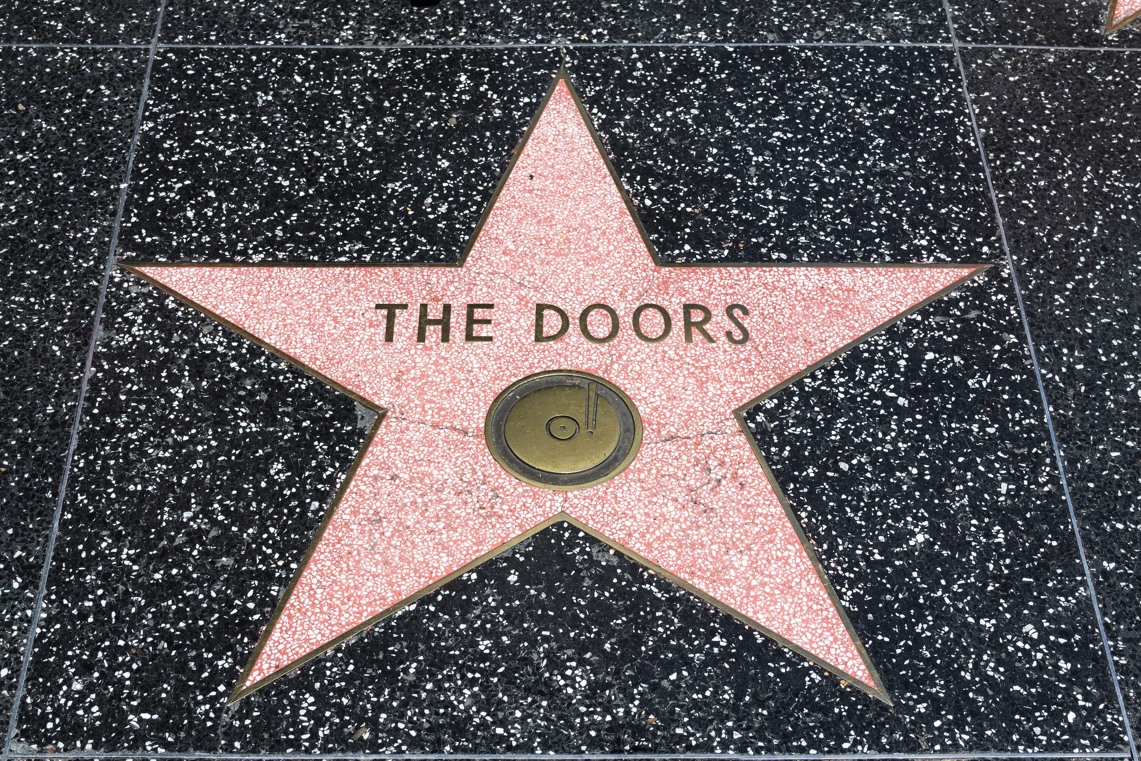 A star on the Hollywood Walk of Fame