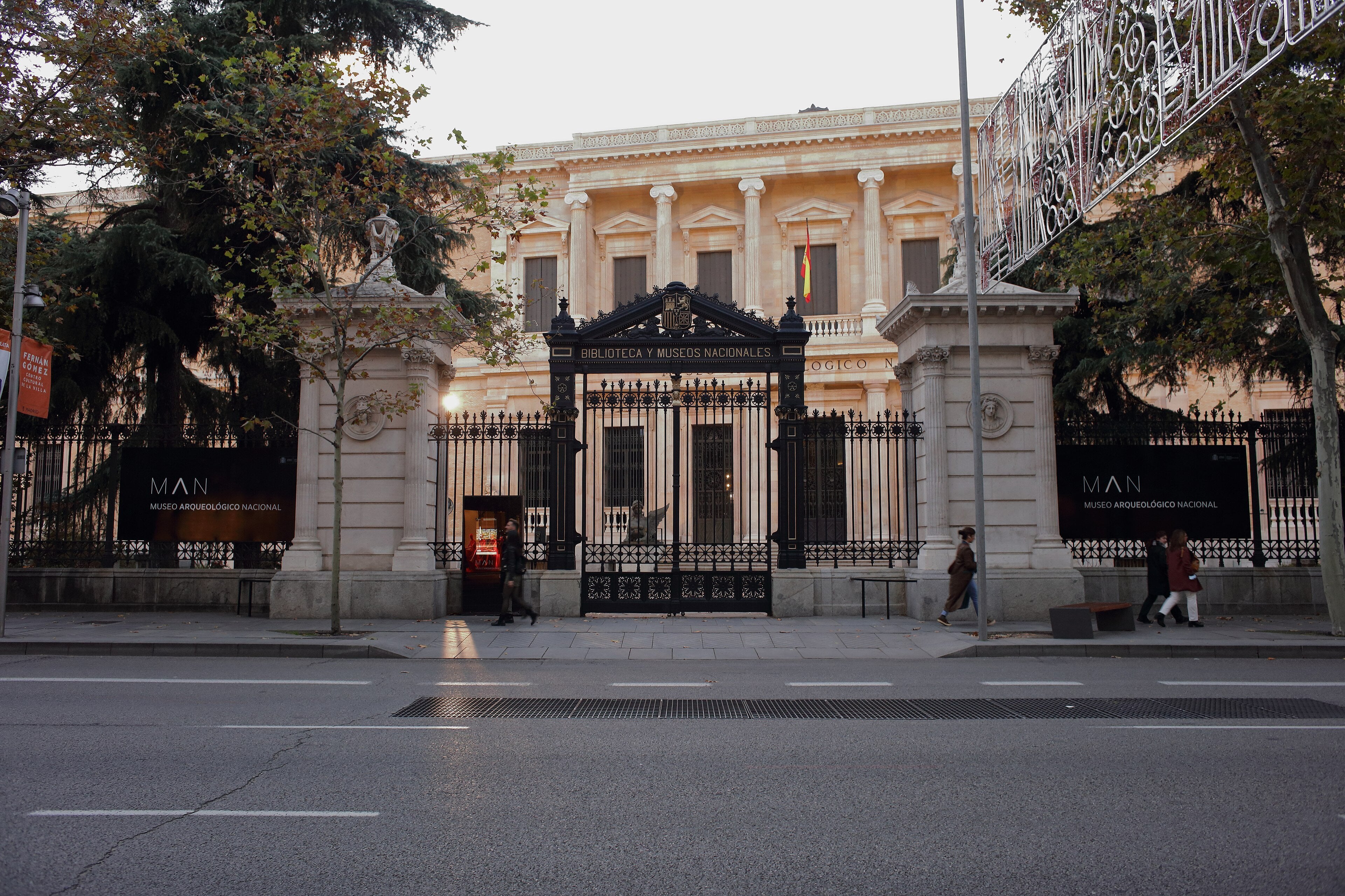The Museo Arqueológico Nacional on Calle de Serrano