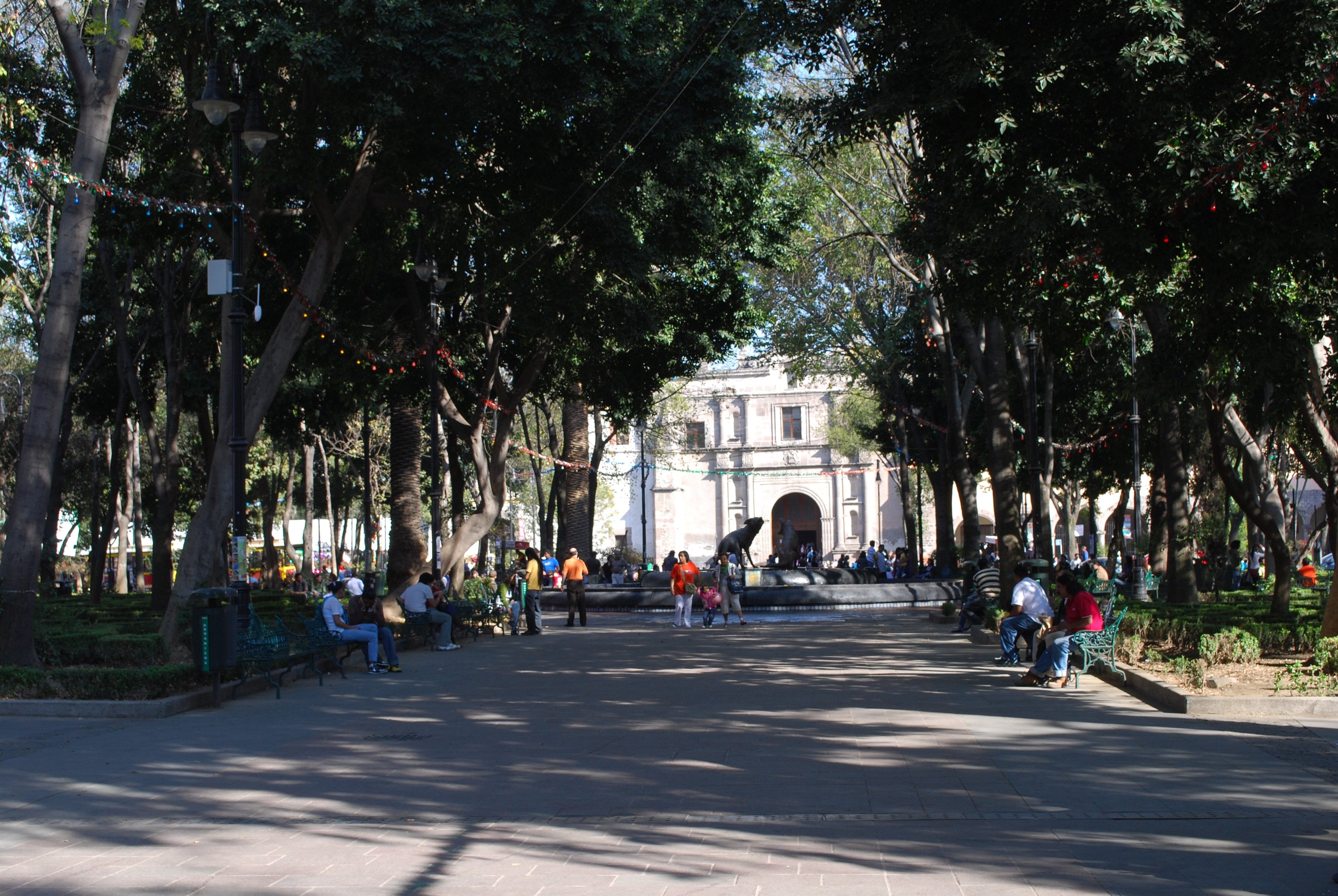 Jardín Centenario in central Coyoacán