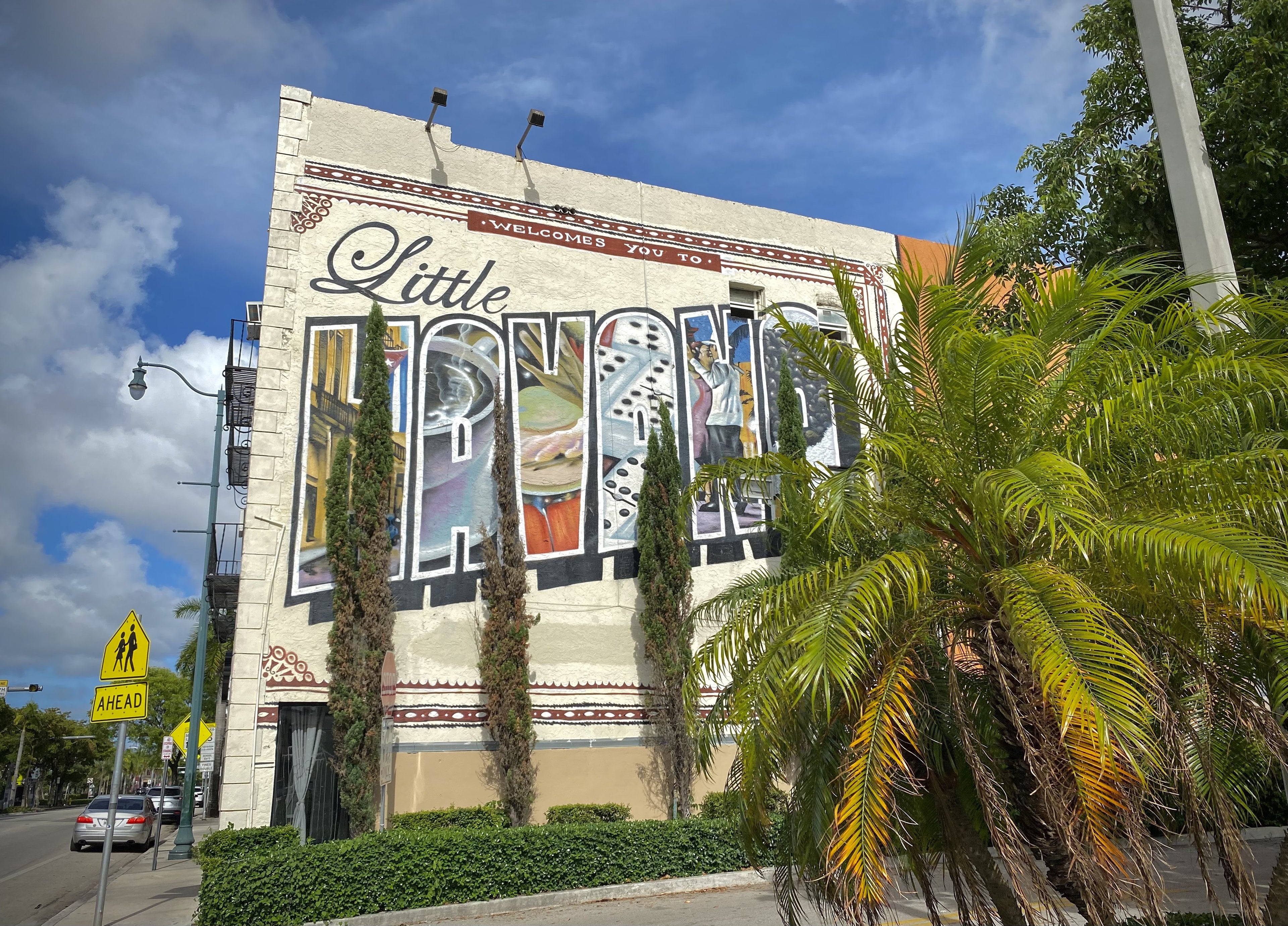 Little Havana welcome mural on Calle Ocho