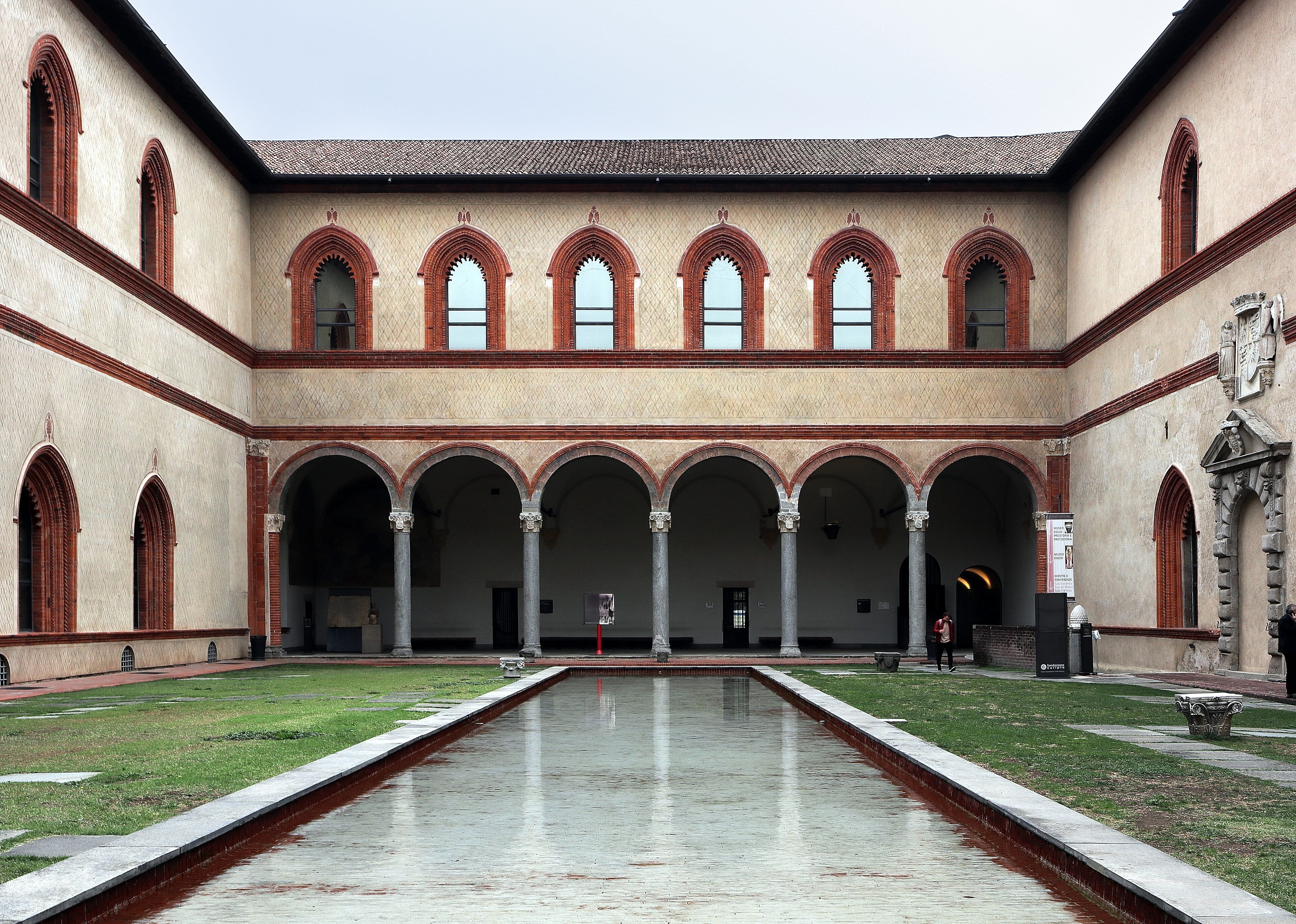 Portico dell'Elefante in the Castello Sforzesco