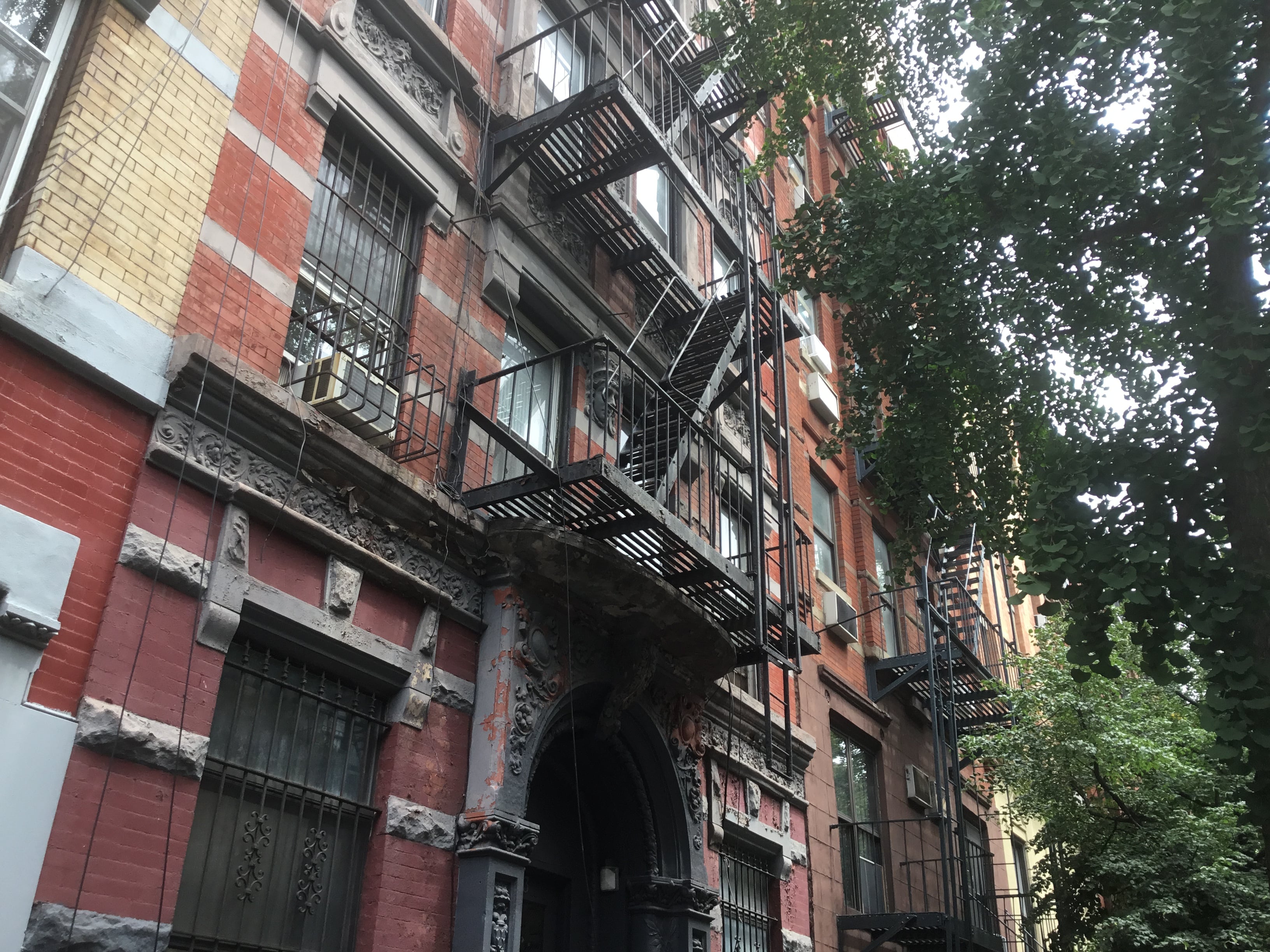 East 10th Street townhouses in the East Village