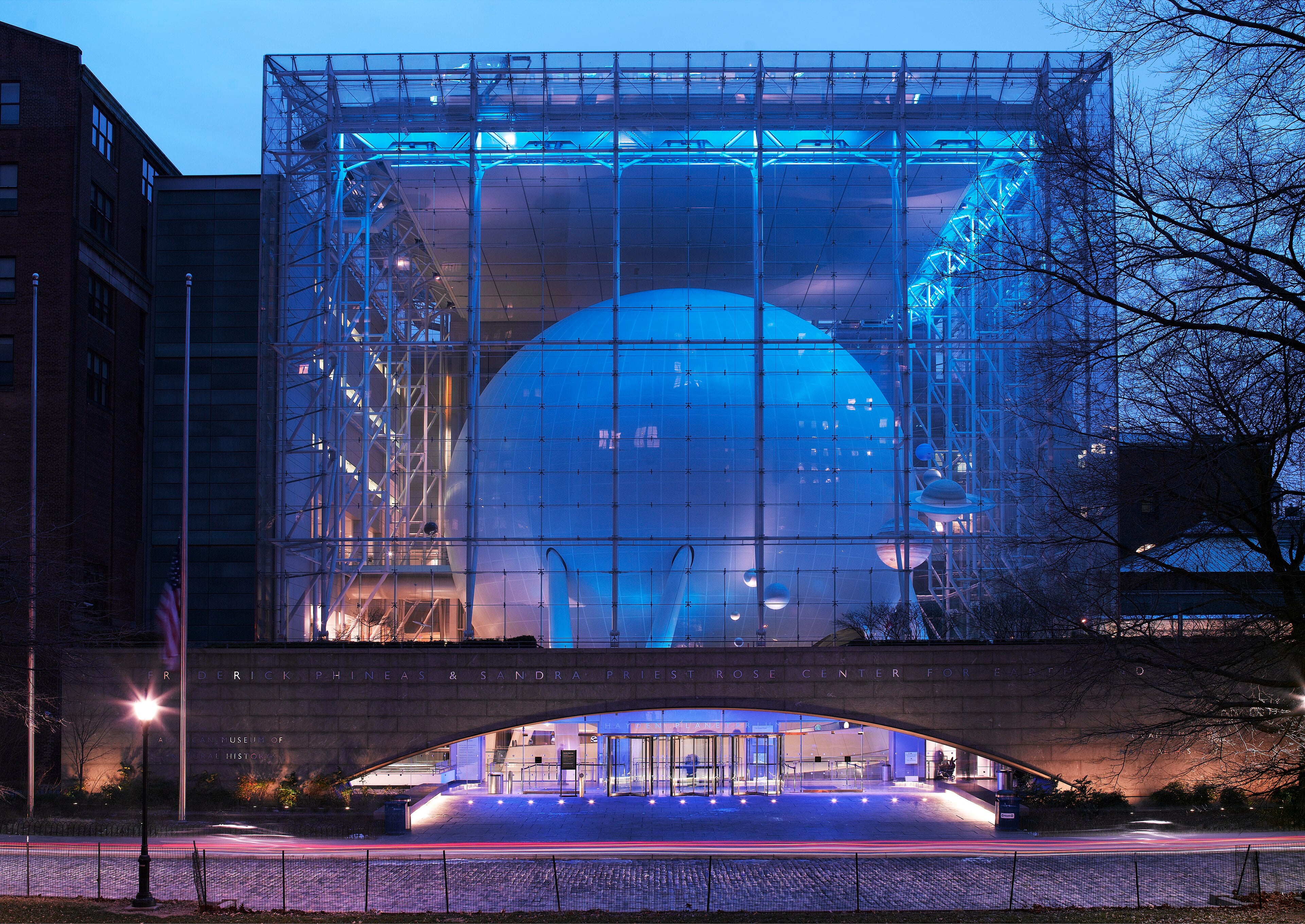 Rose Center sphere at the American Museum of Natural History