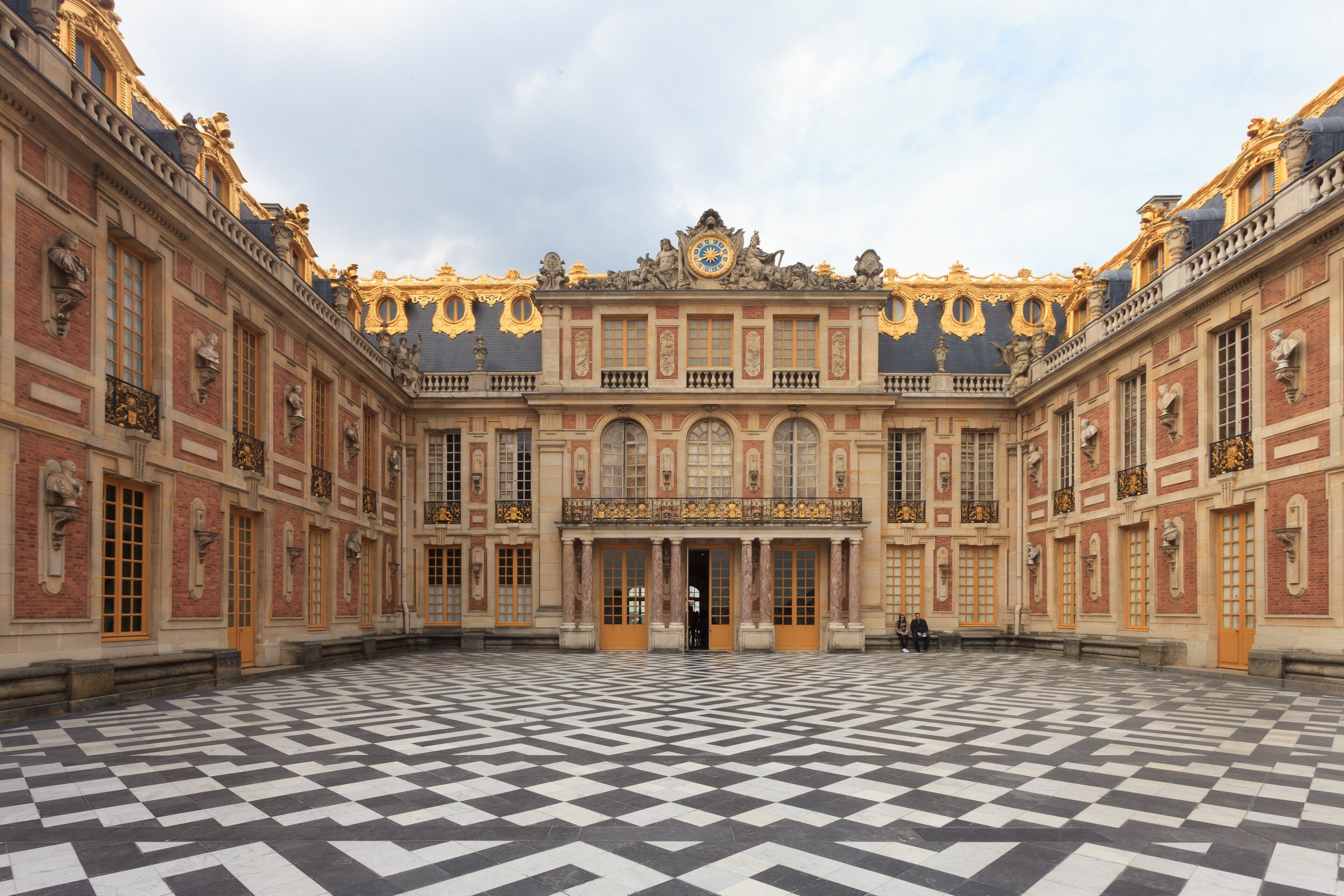 The Marble Court of the Château de Versailles