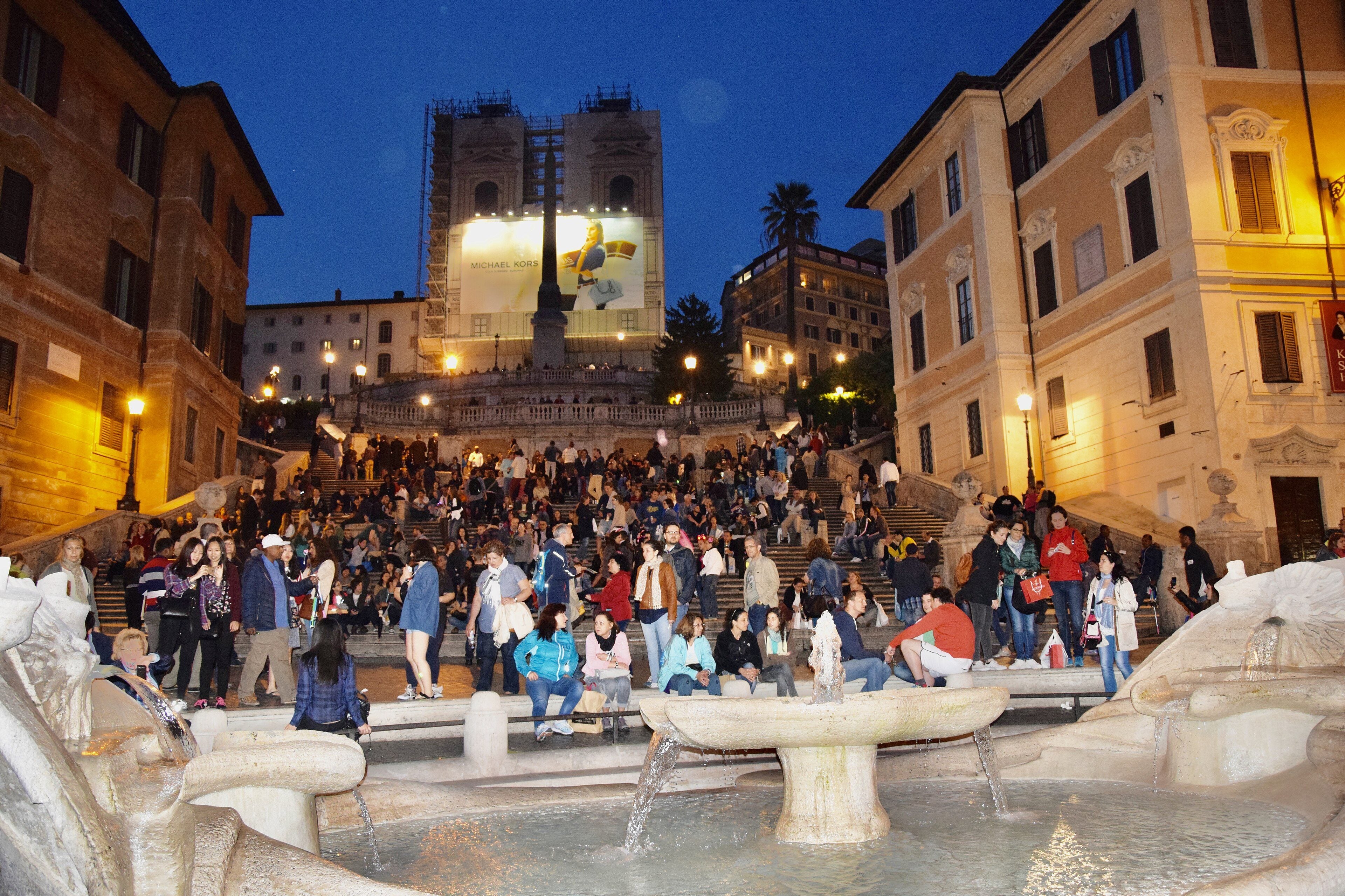 The Spanish Steps and Trinità dei Monti