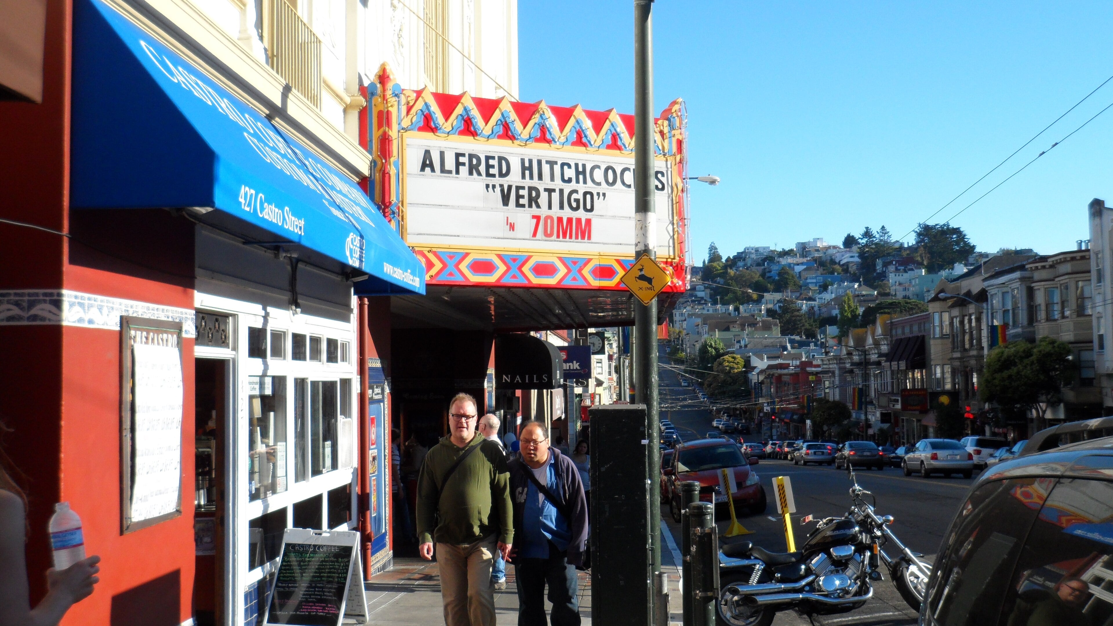 Castro Street looking south from the Castro Theatre