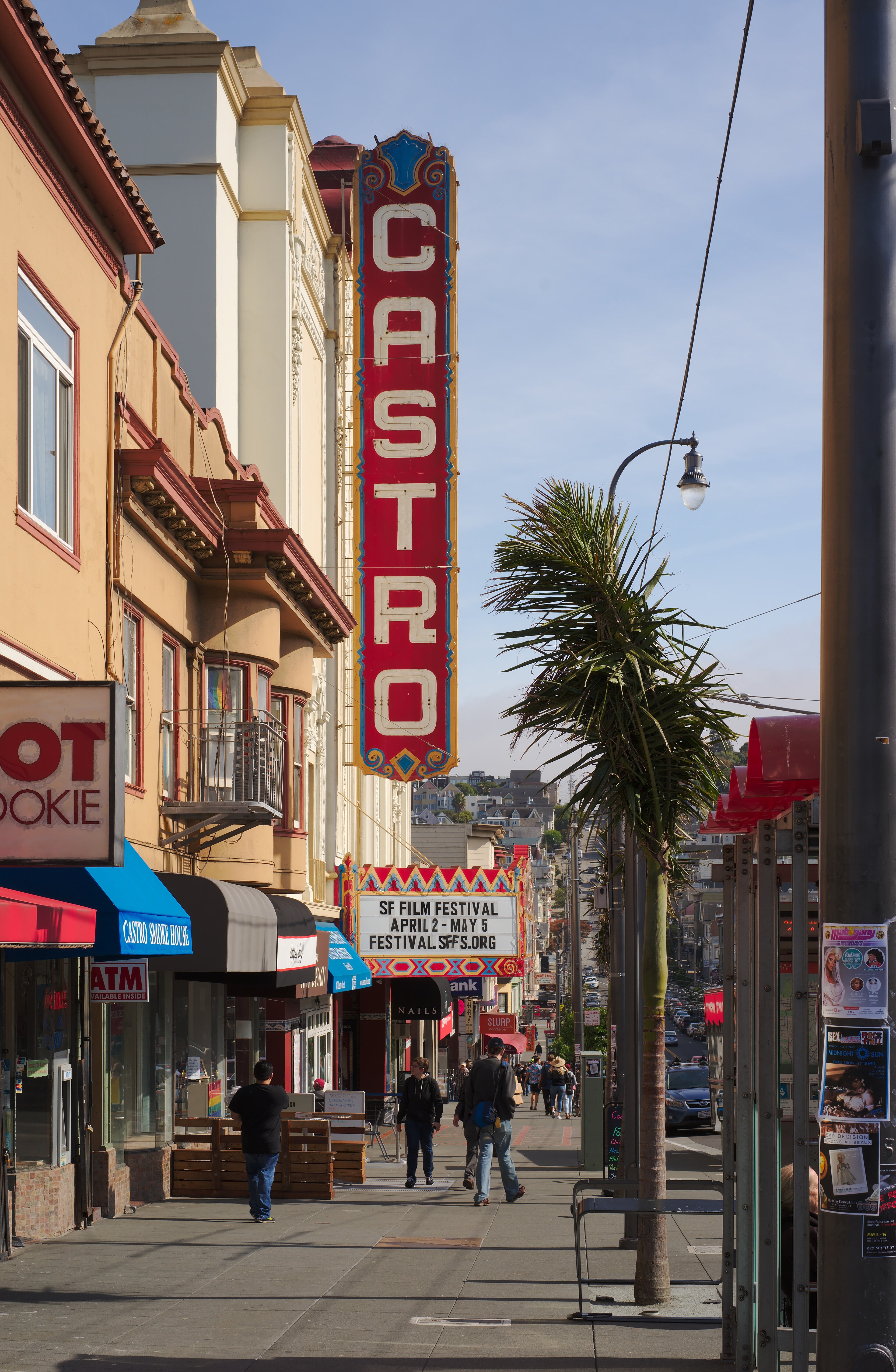 Castro Theatre marquee on Castro Street